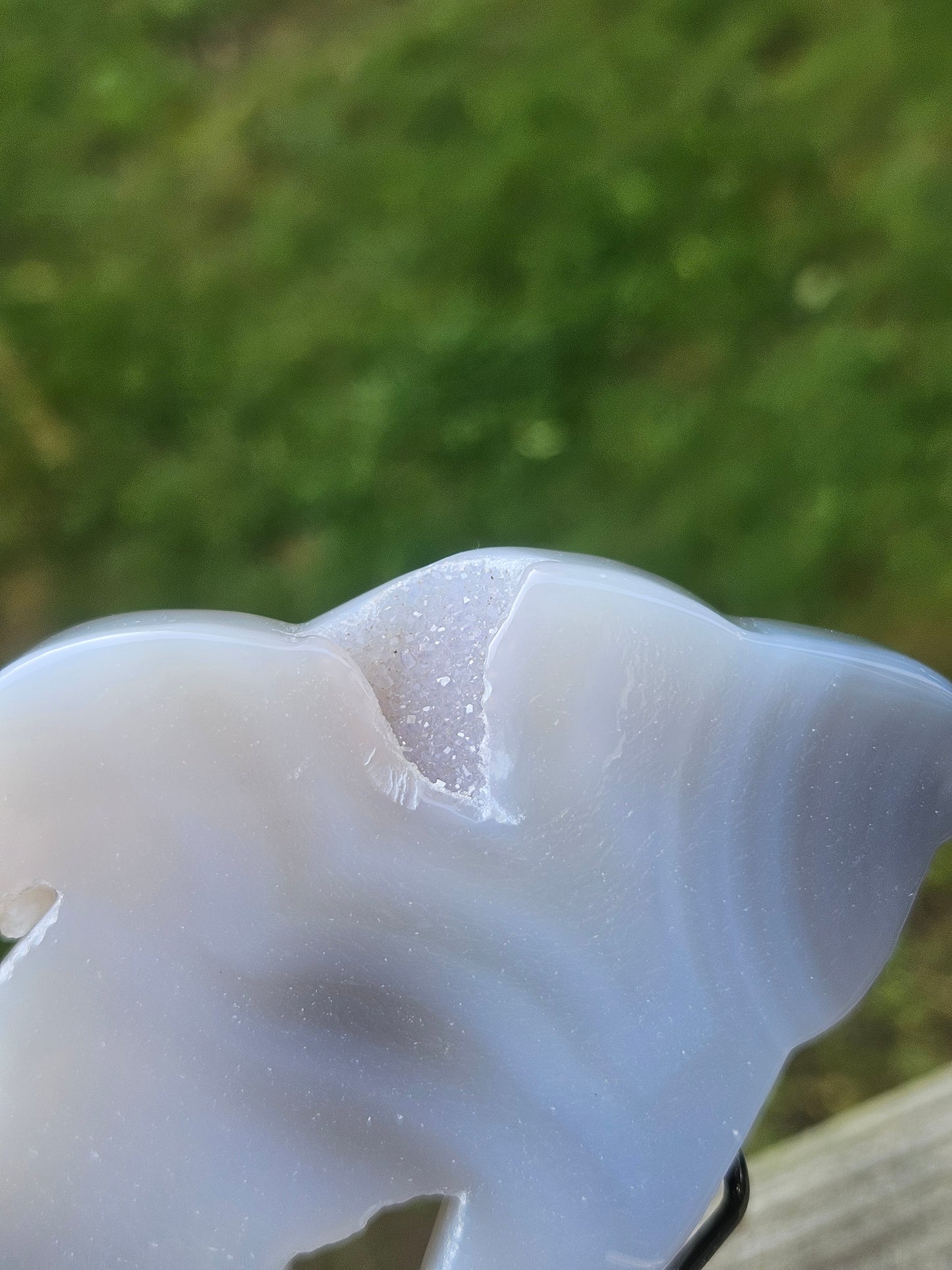 Botswana Agate Dolphin carving