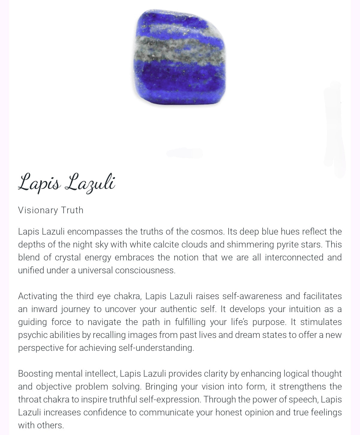 Find stone information here!