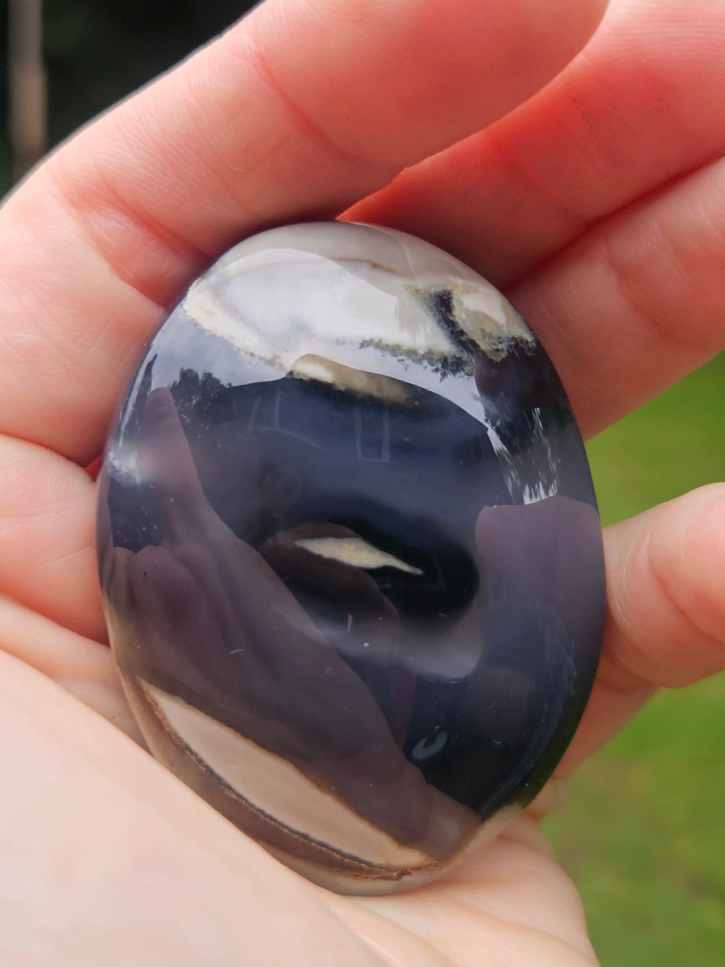 Volcano Agate palm stone