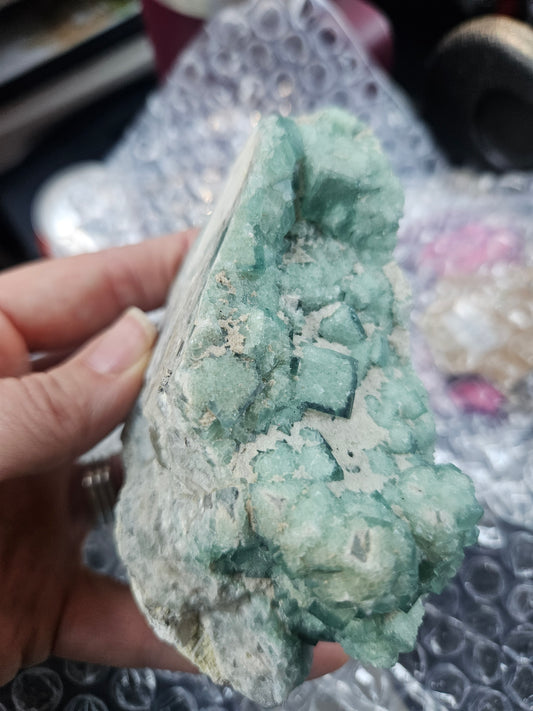 Fluorite cluster