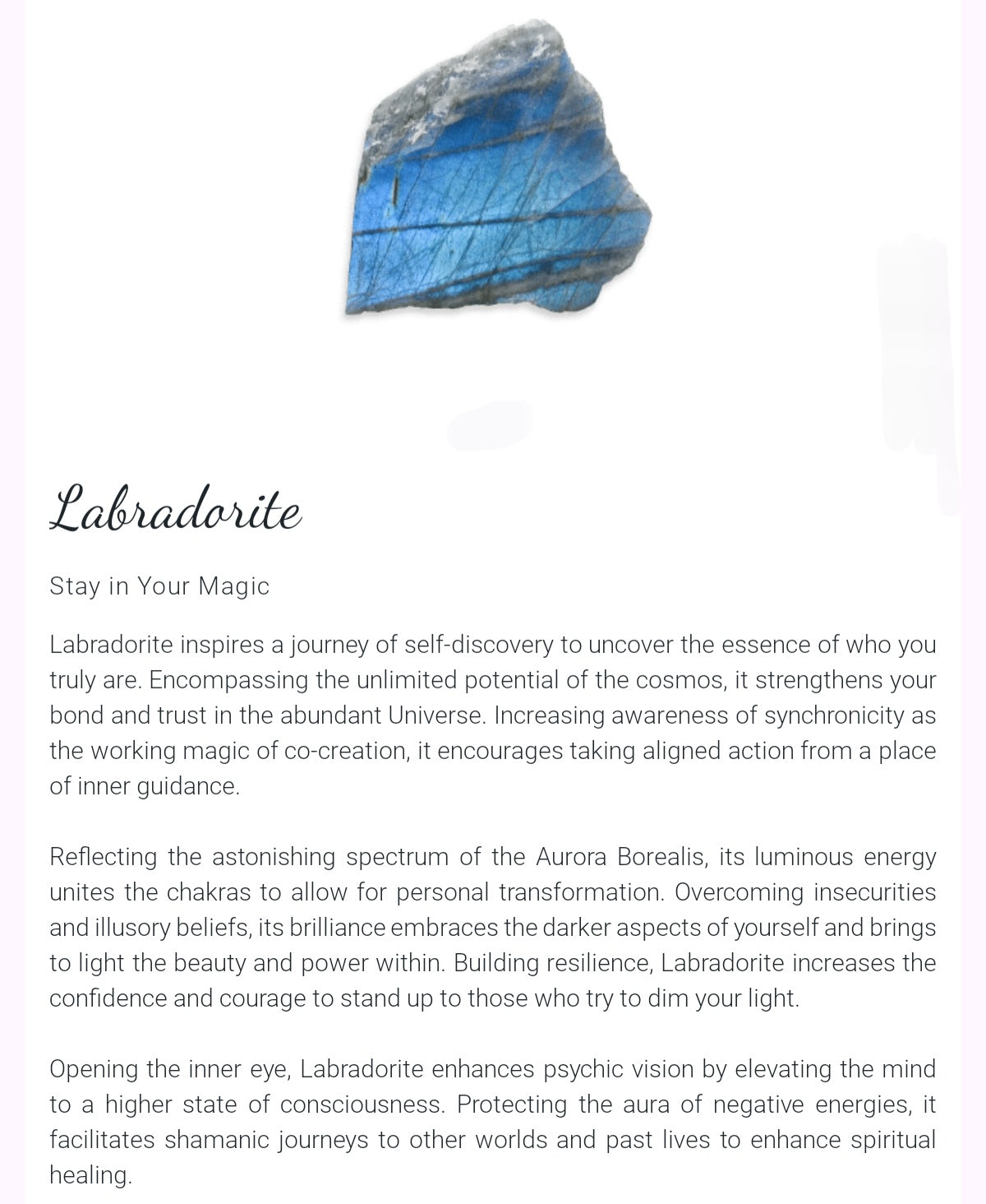 Find stone information here!