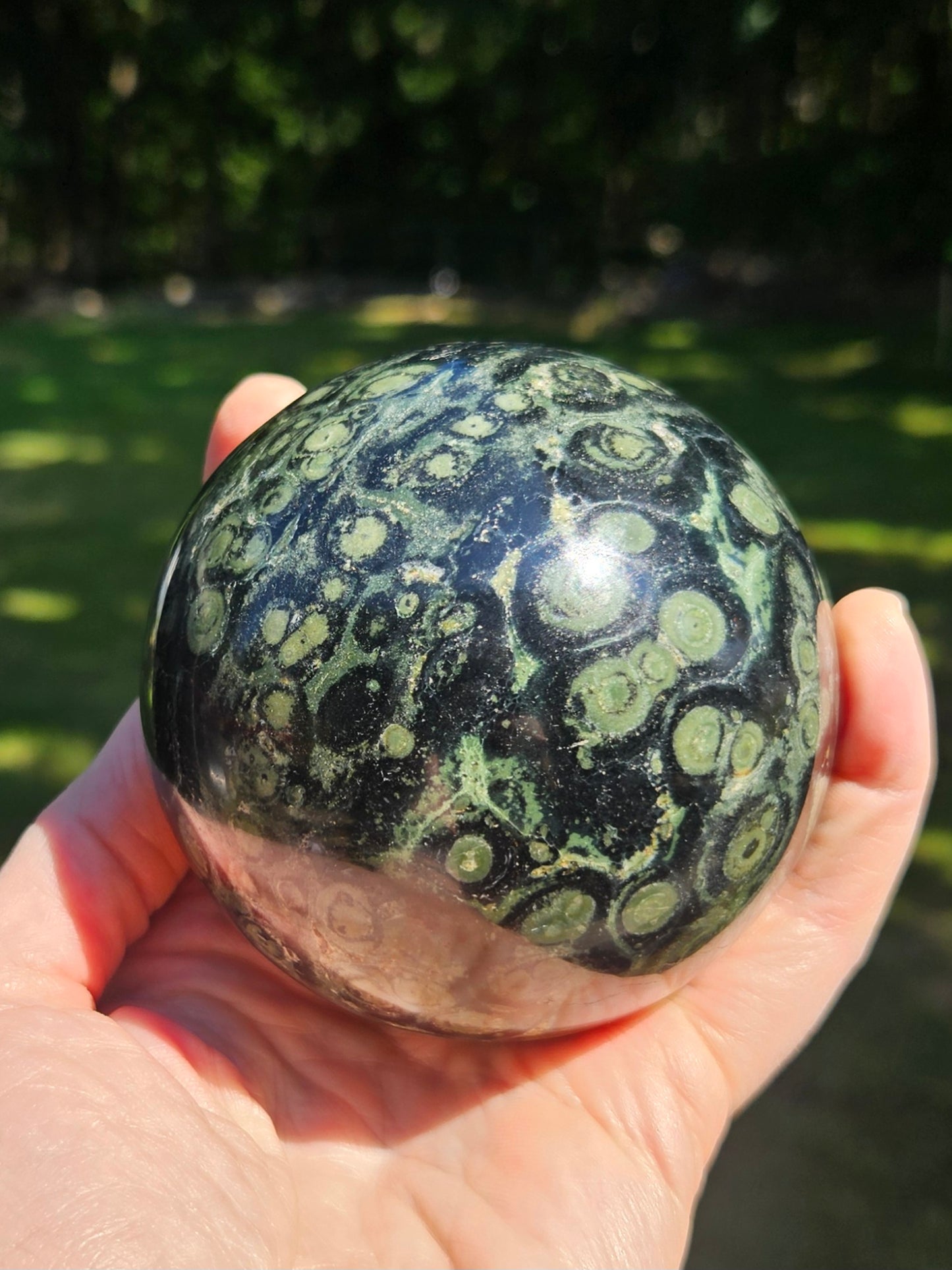 Kambaba Jasper sphere