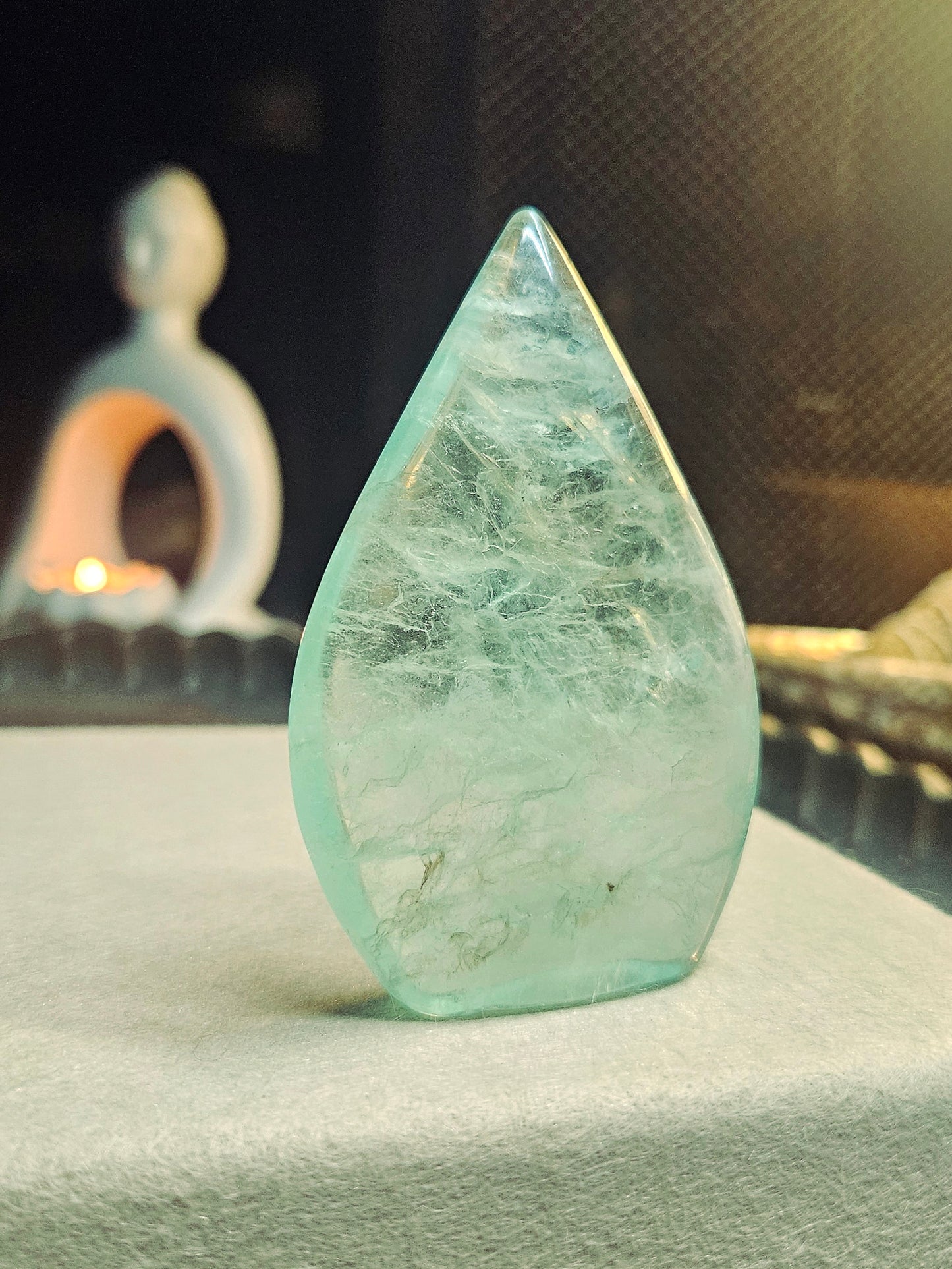 Green Fluorite Freeform