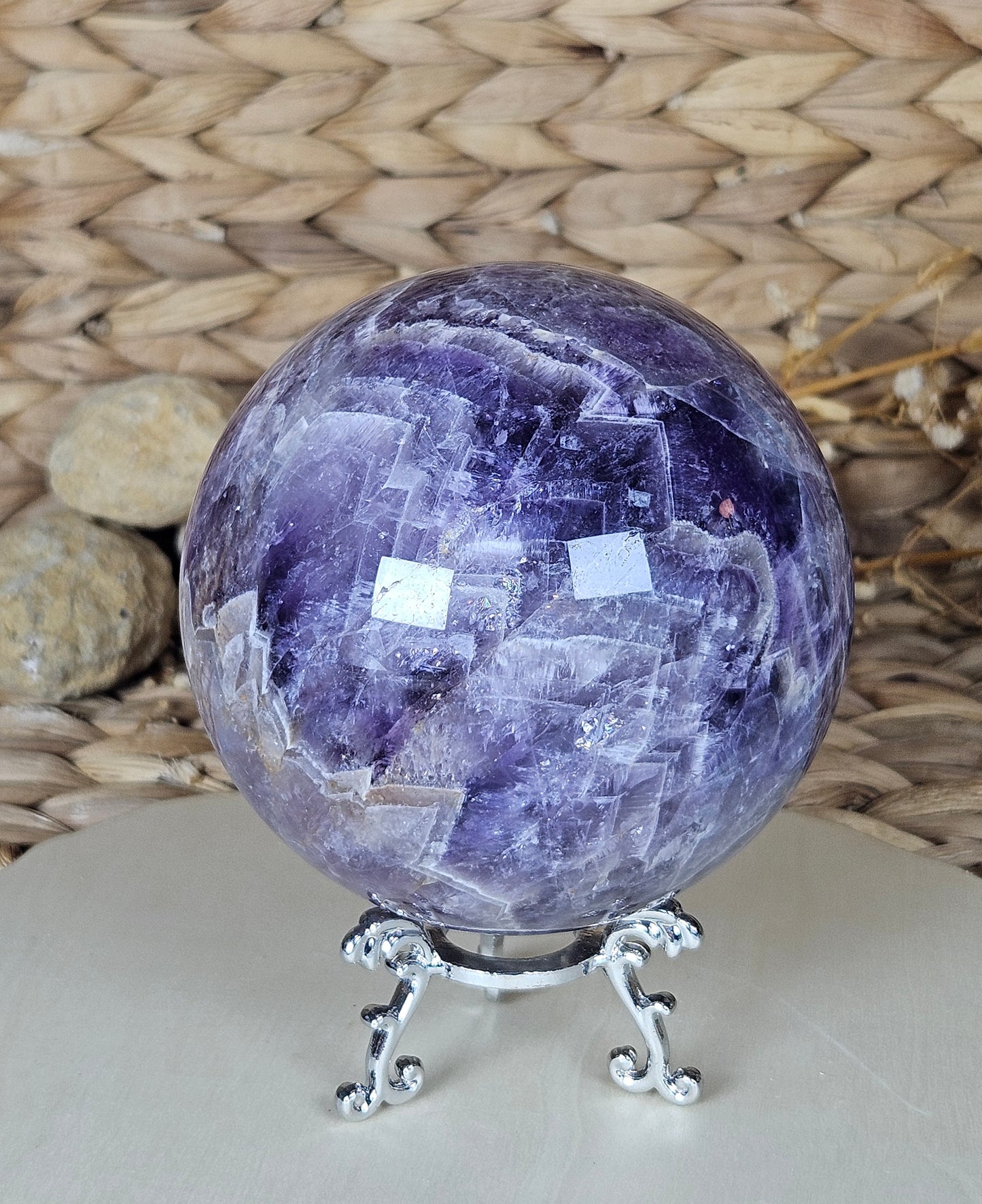 Amethyst Sphere - 3.5"!