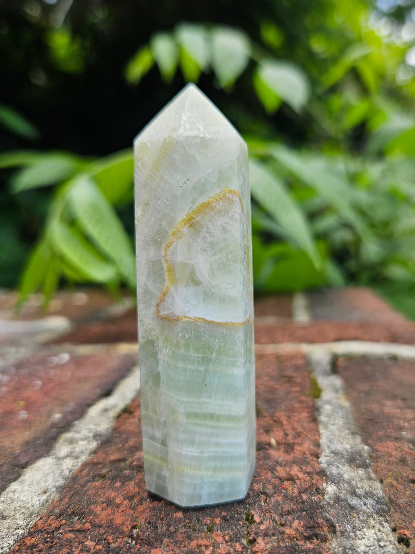 Pistachio Calcite tower