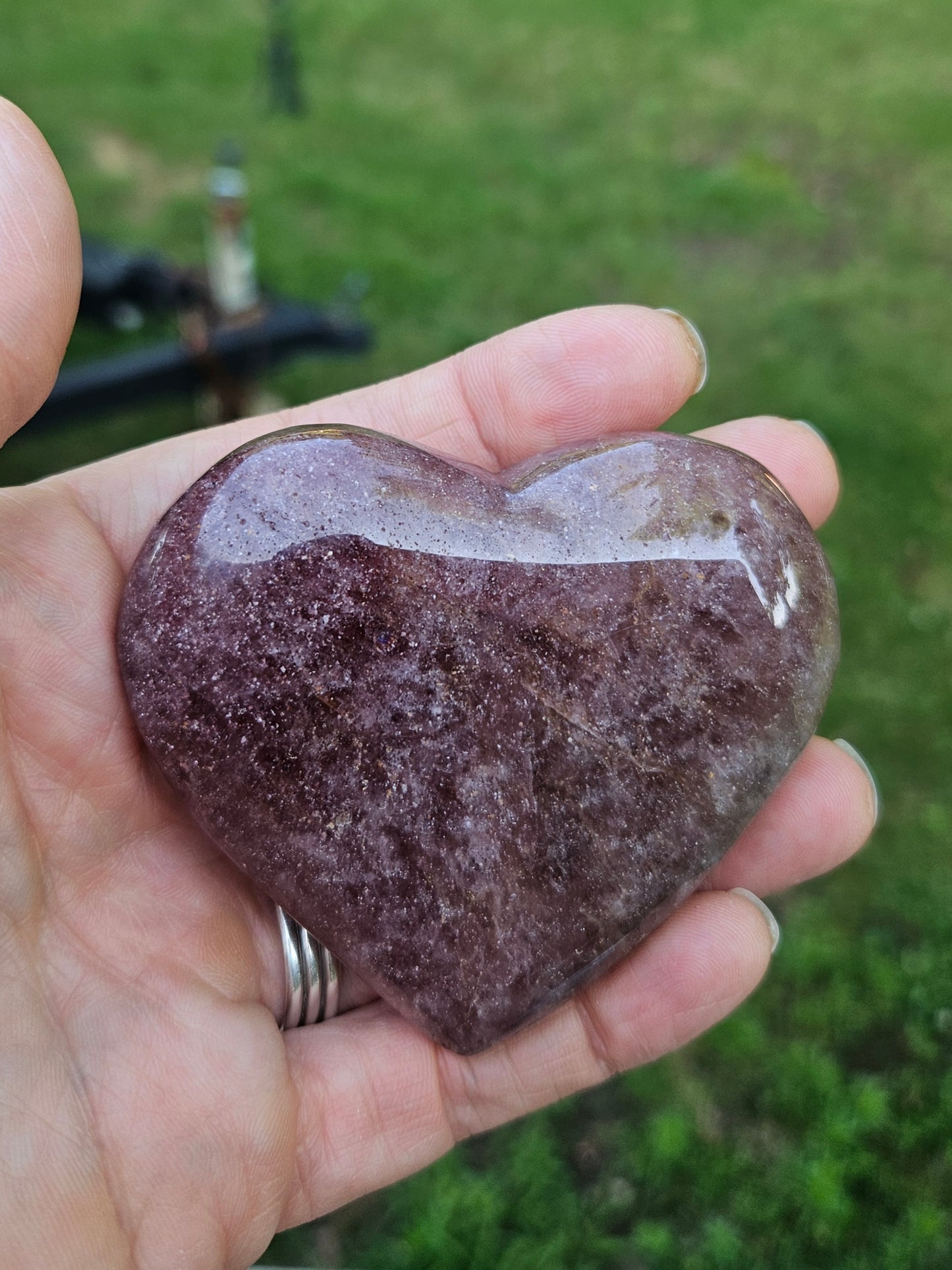 Strawberry Quartz heart