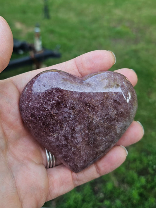 Strawberry Quartz heart