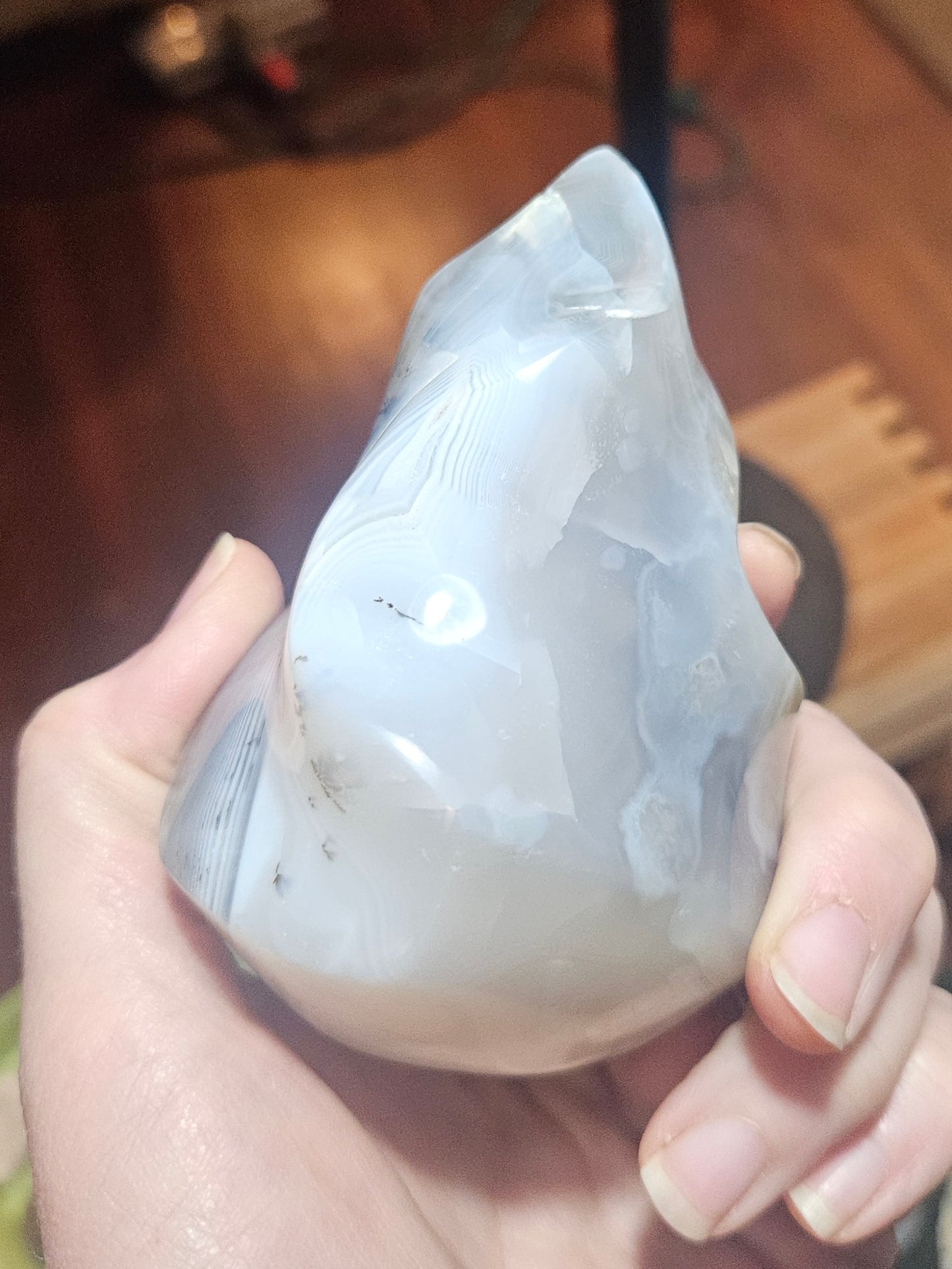 Botswana Agate flame
