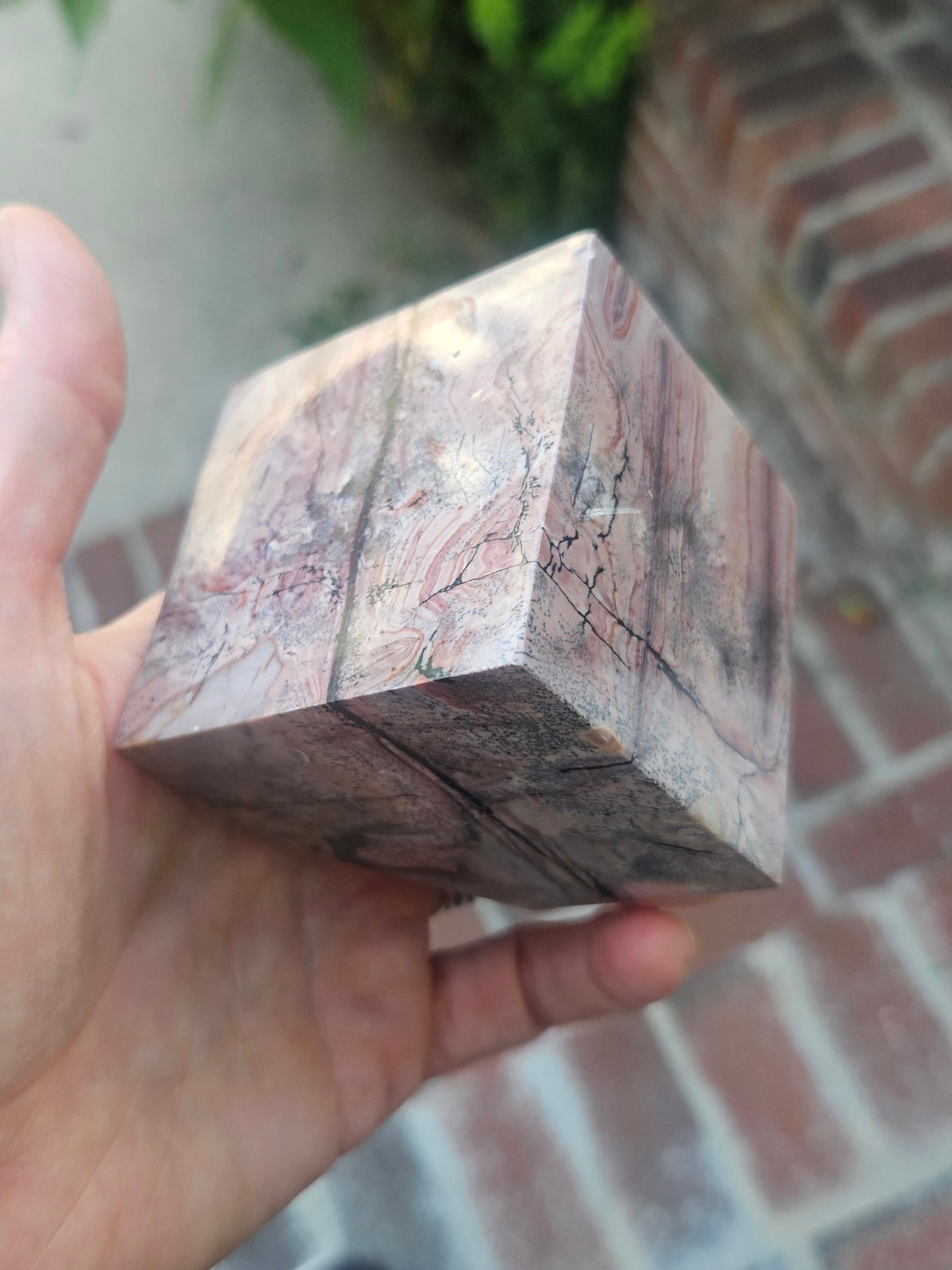 Pink Banded Jasper (Atlas Mountain Jasper)