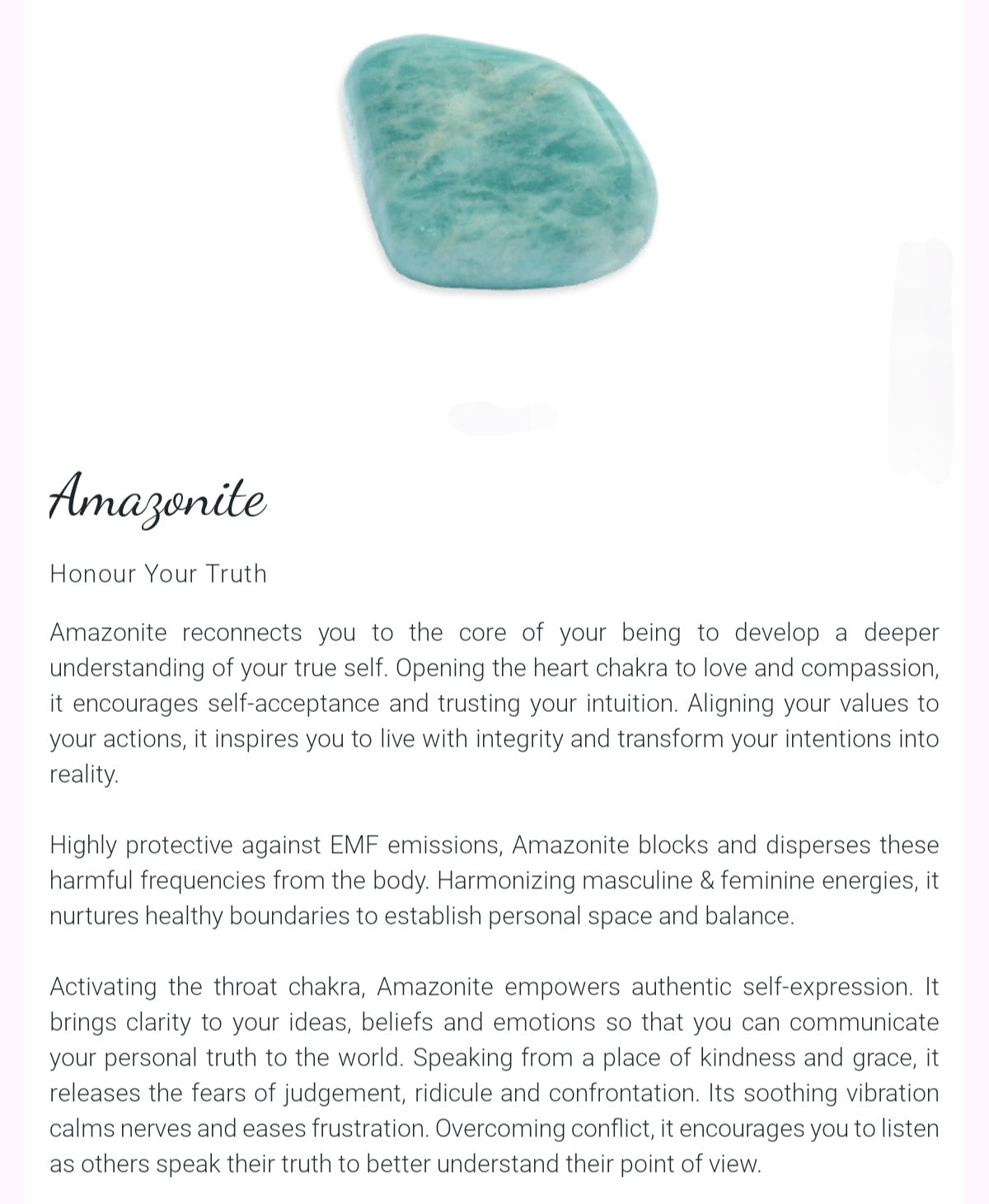 Find stone information here!