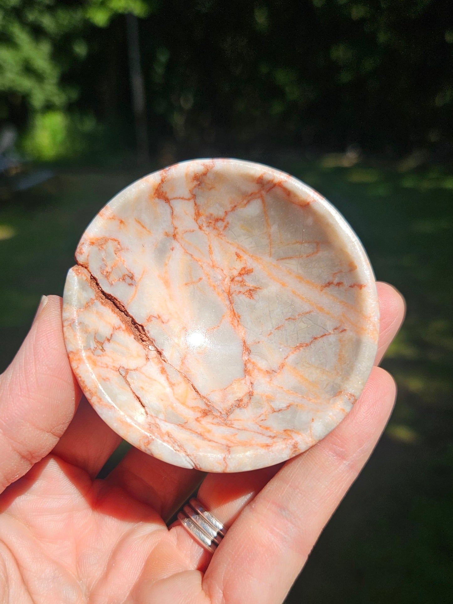Red Vein Jasper Bowl
