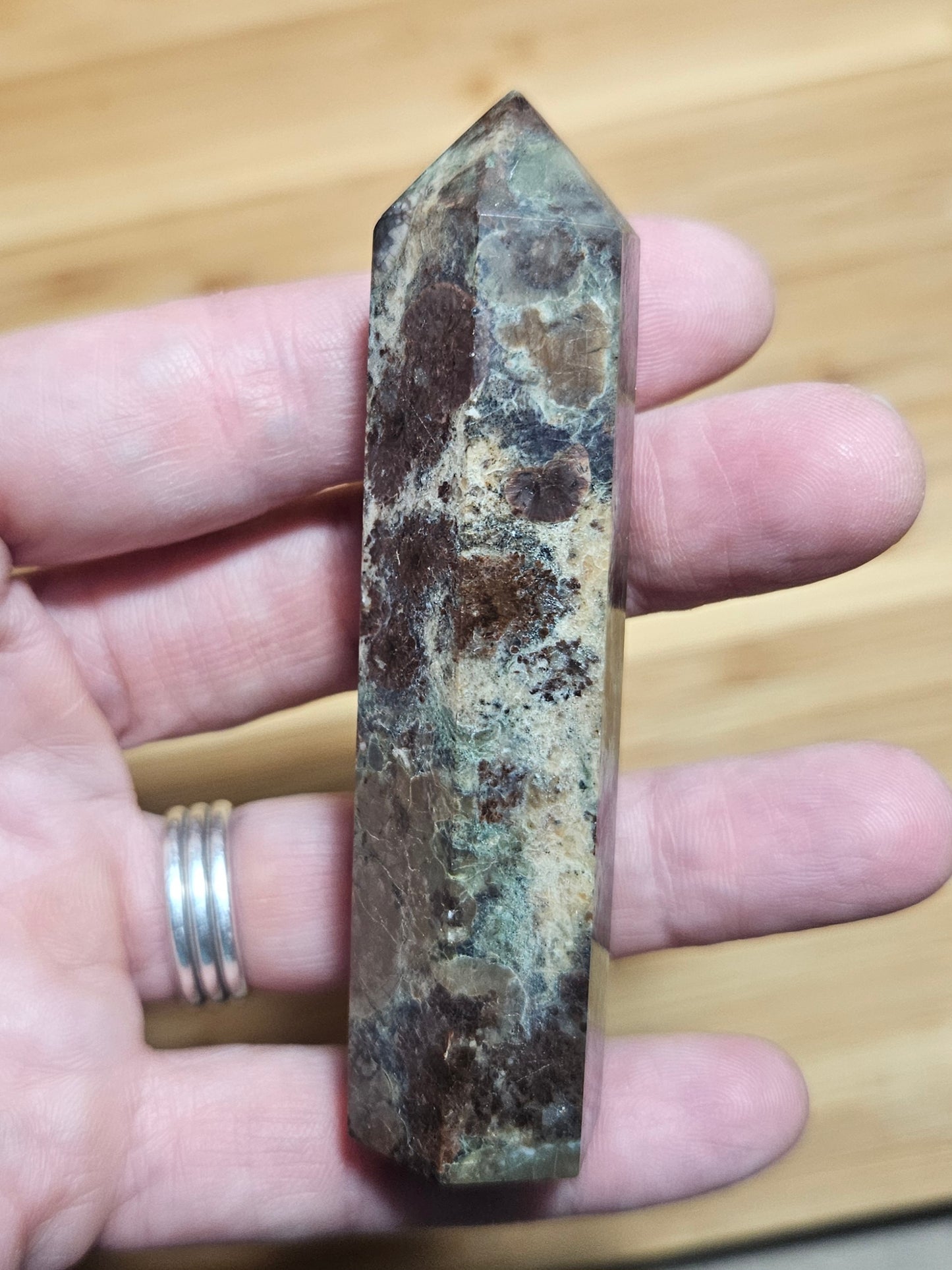 Orbicular Sea Jasper tower