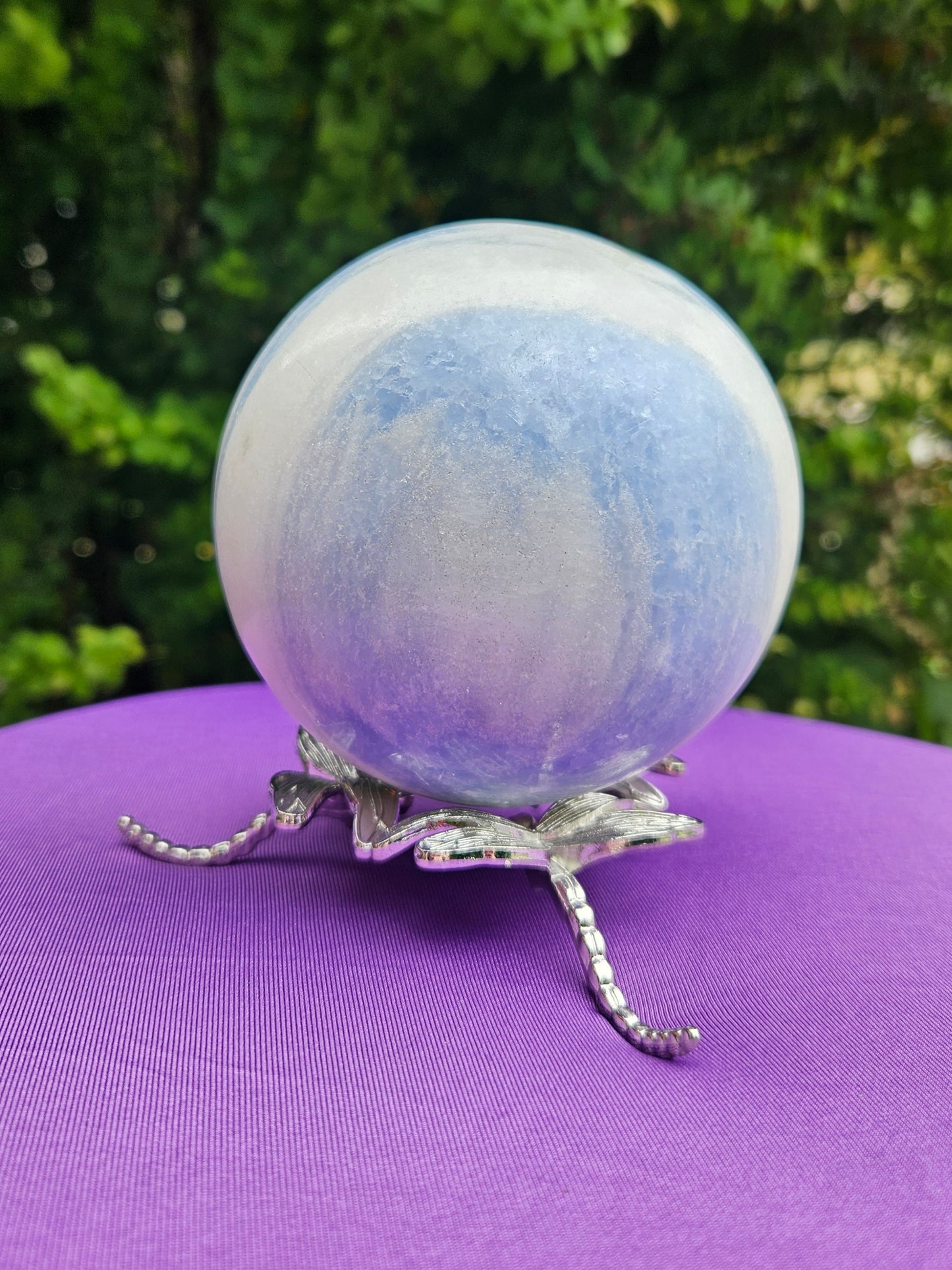 Blue Calcite sphere