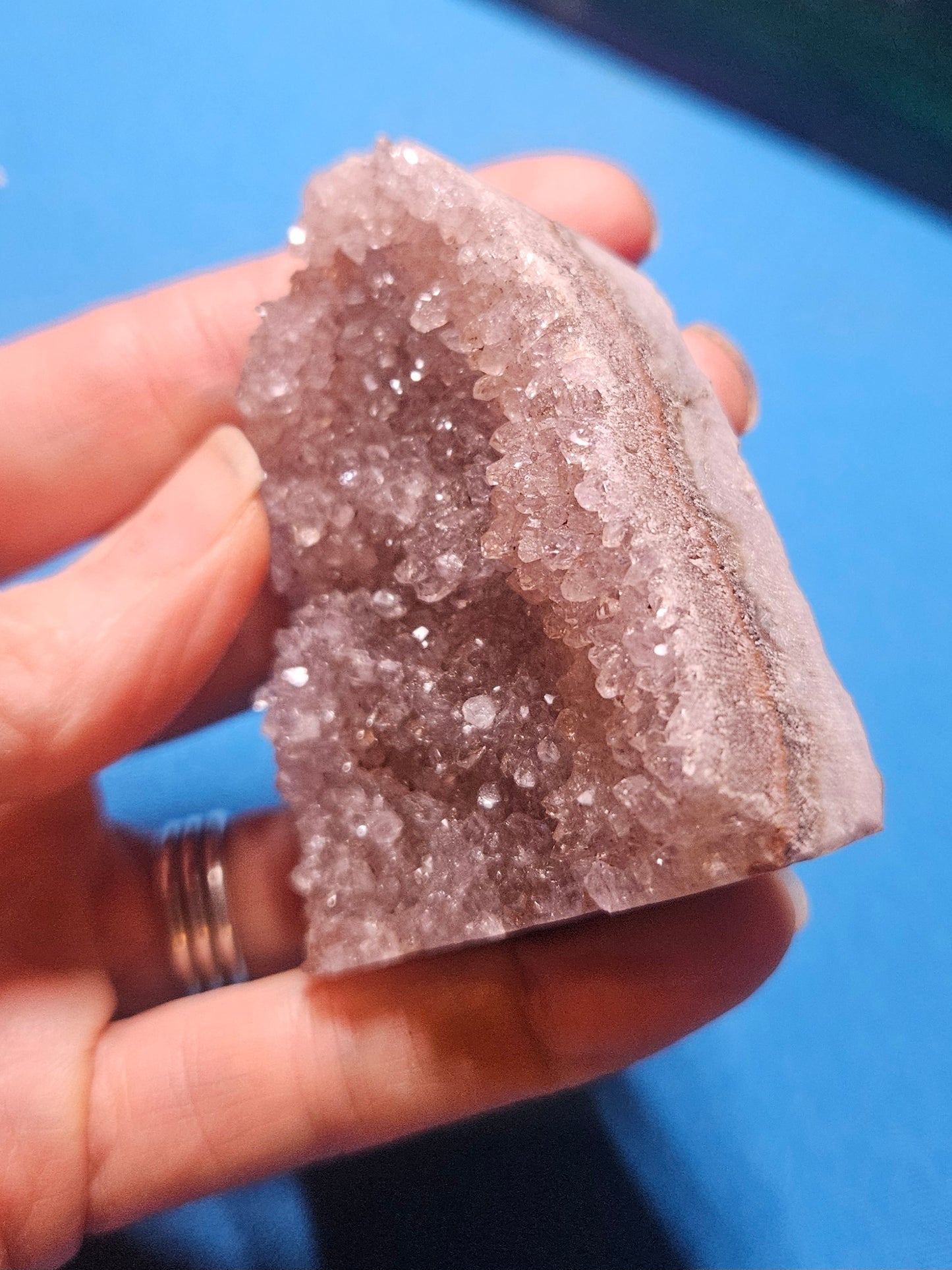 Pink Amethyst Druzy Cave💓