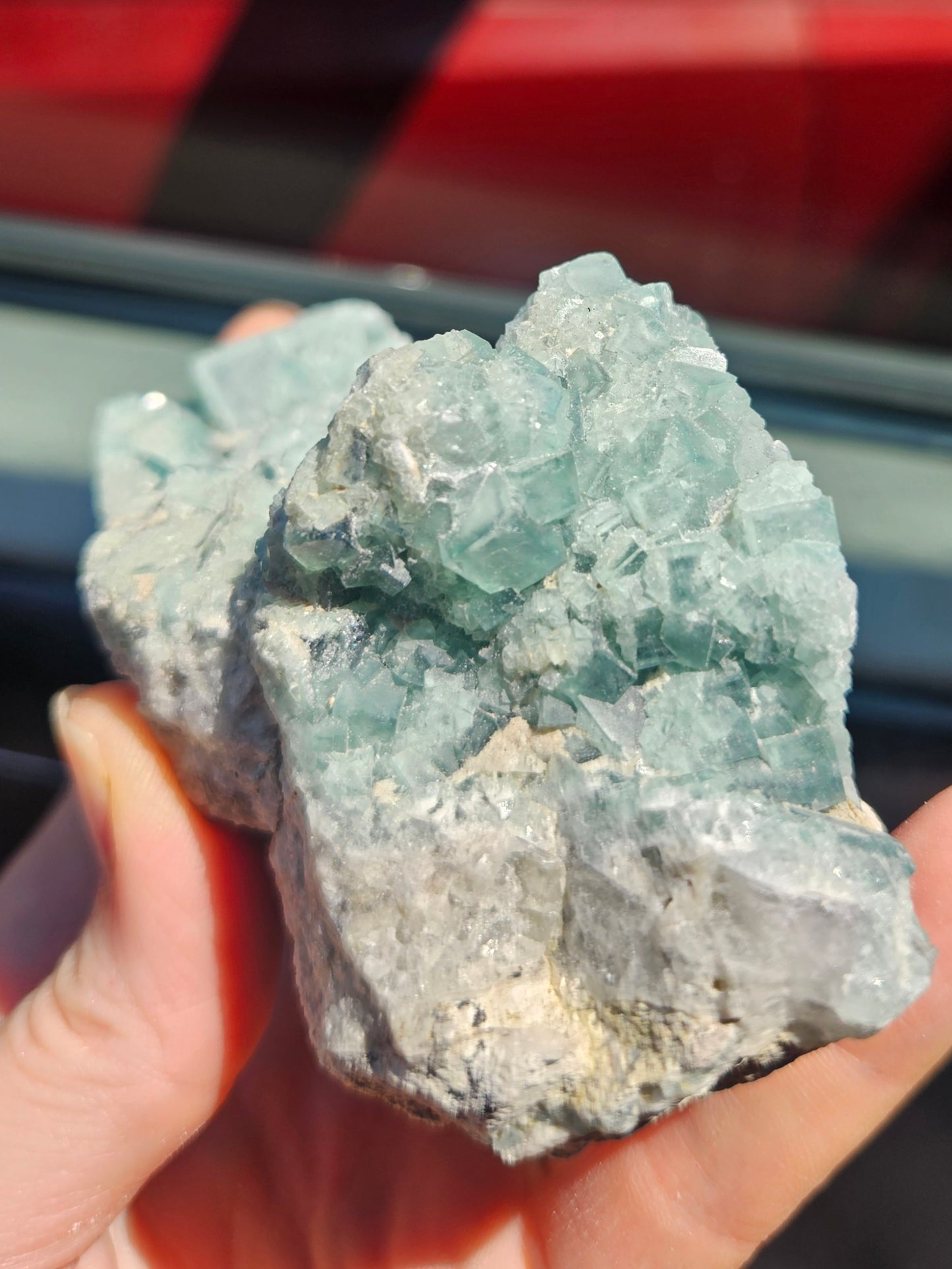 Fluorite cluster