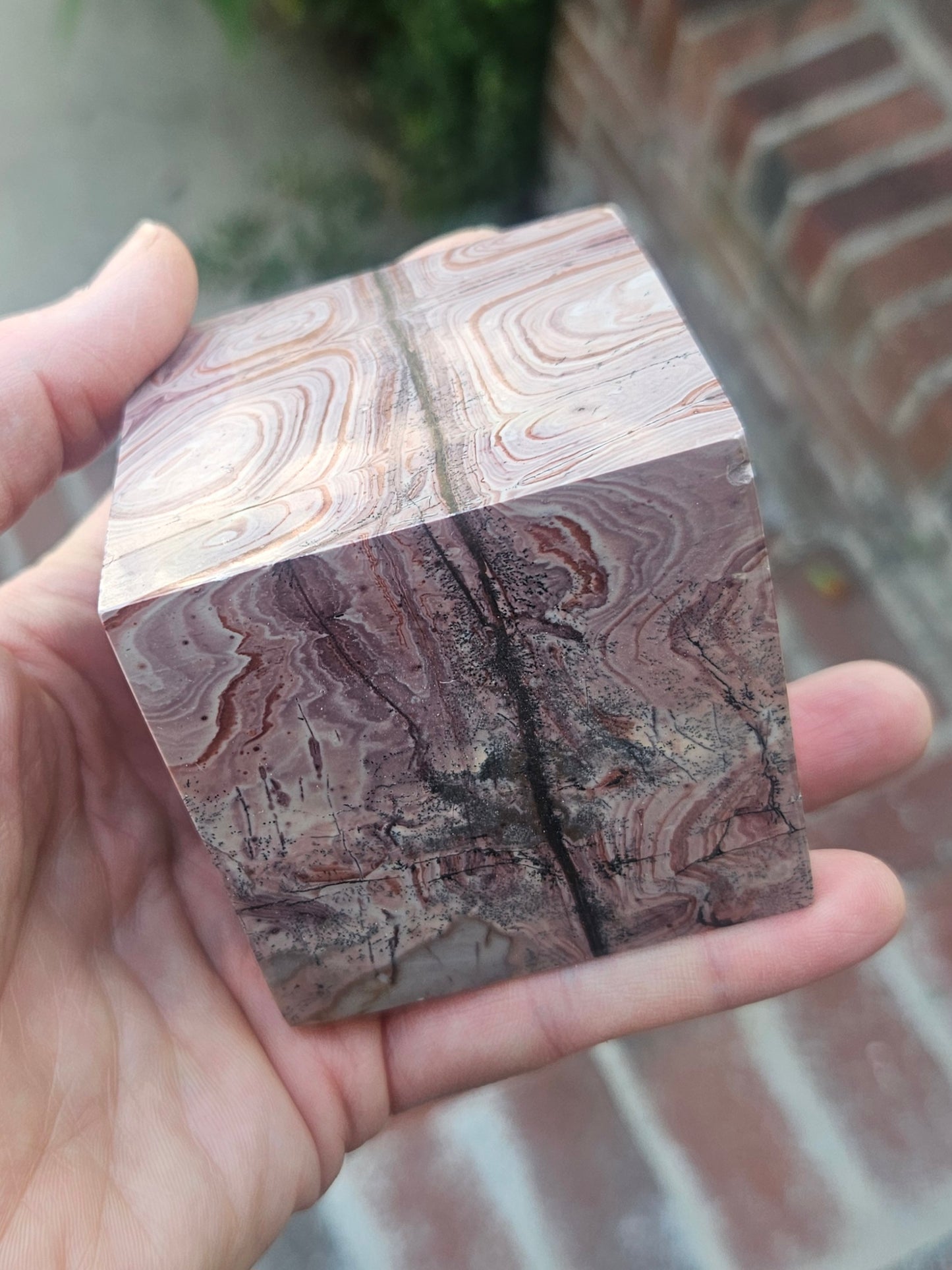 Pink Banded Jasper (Atlas Mountain Jasper)