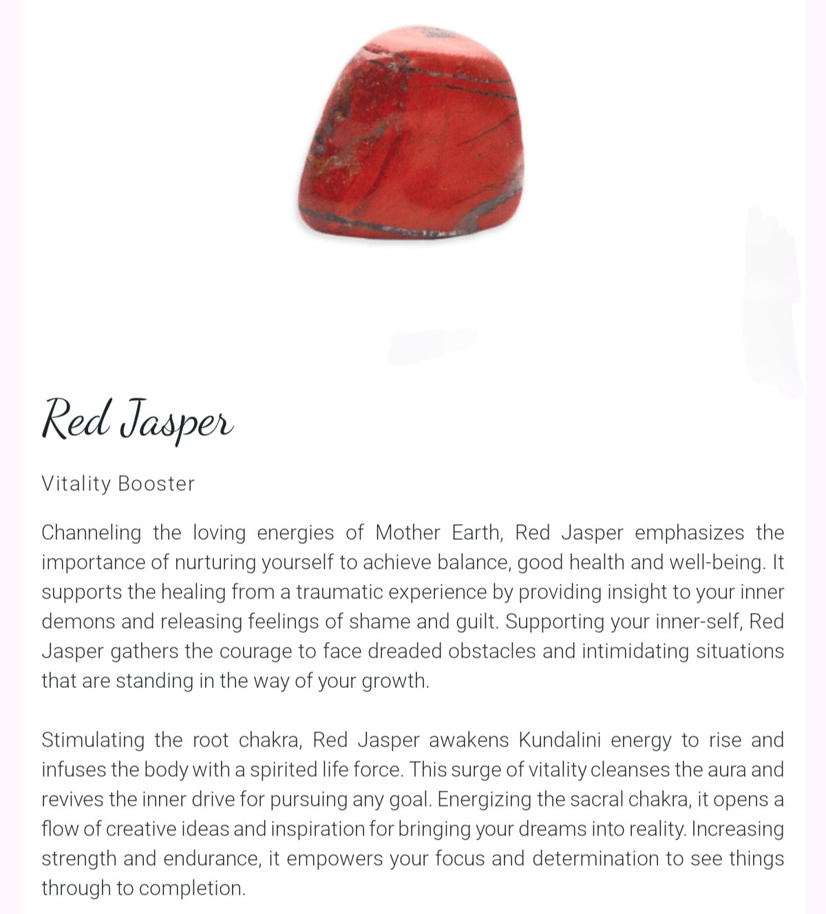 Find stone information here!