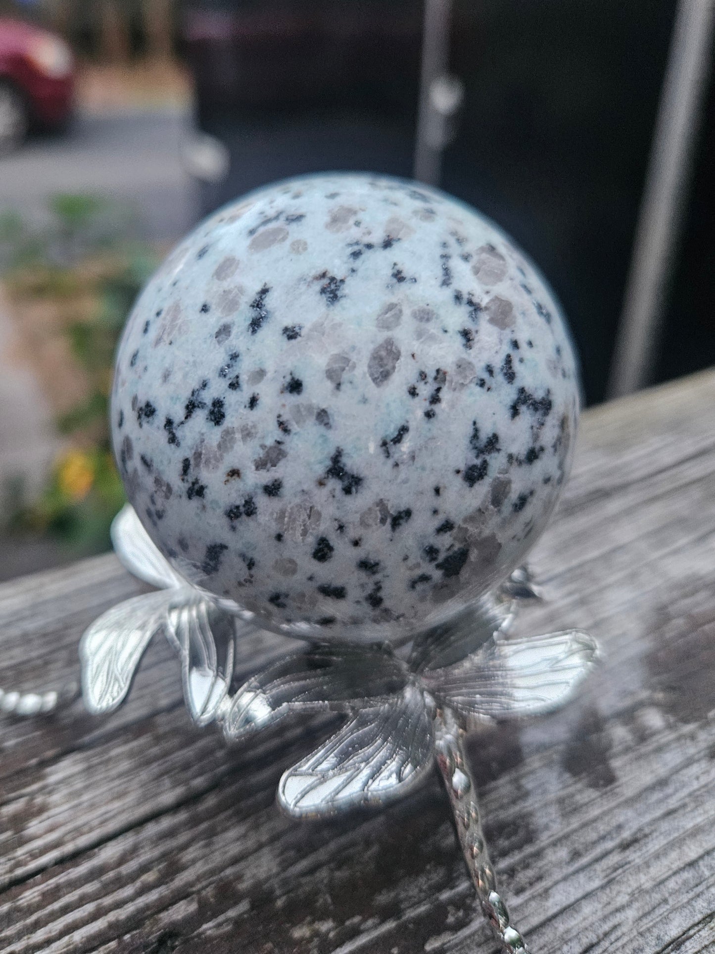 Kiwi Jasper sphere