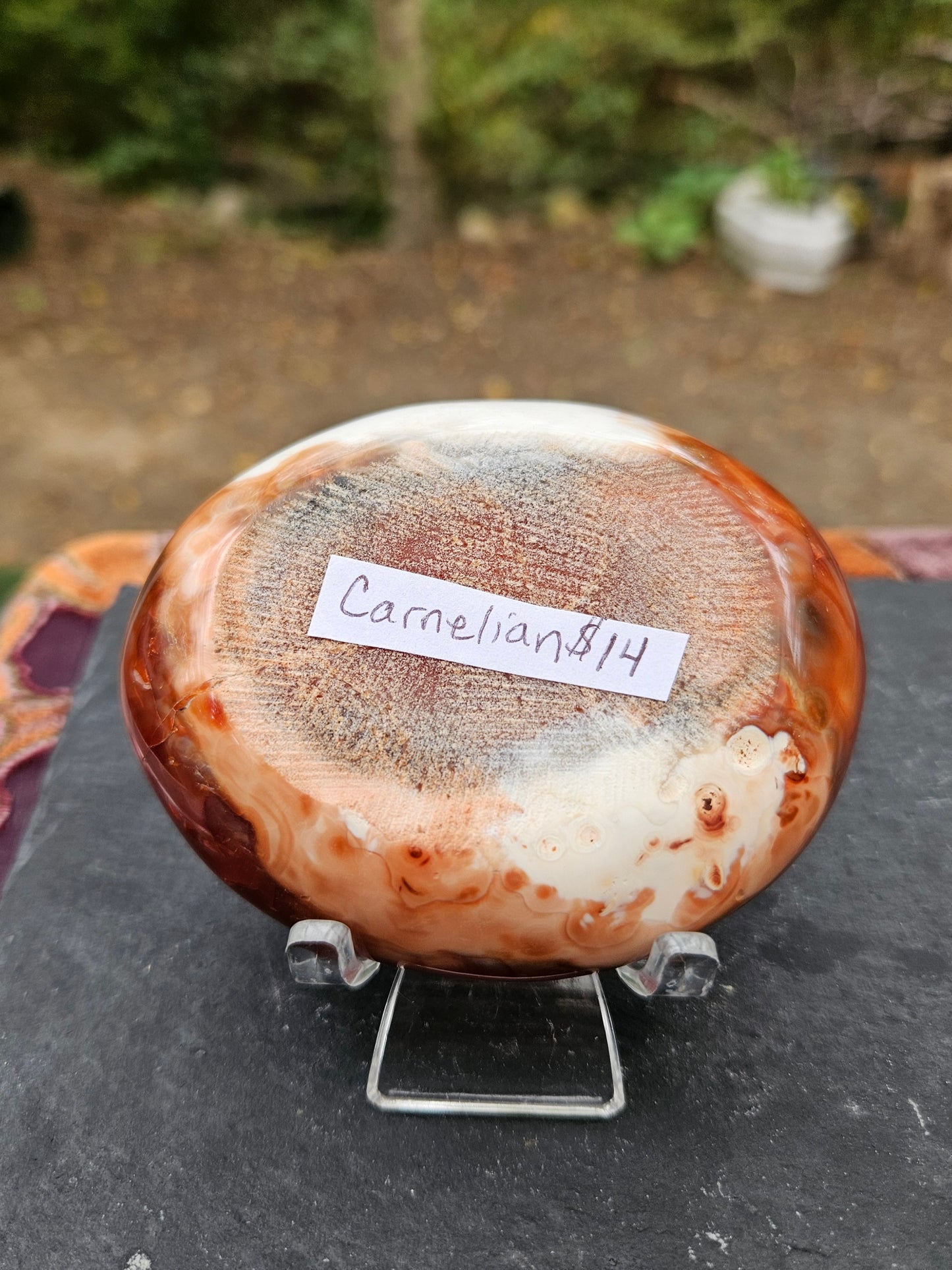 Grounding Carnelian bowl