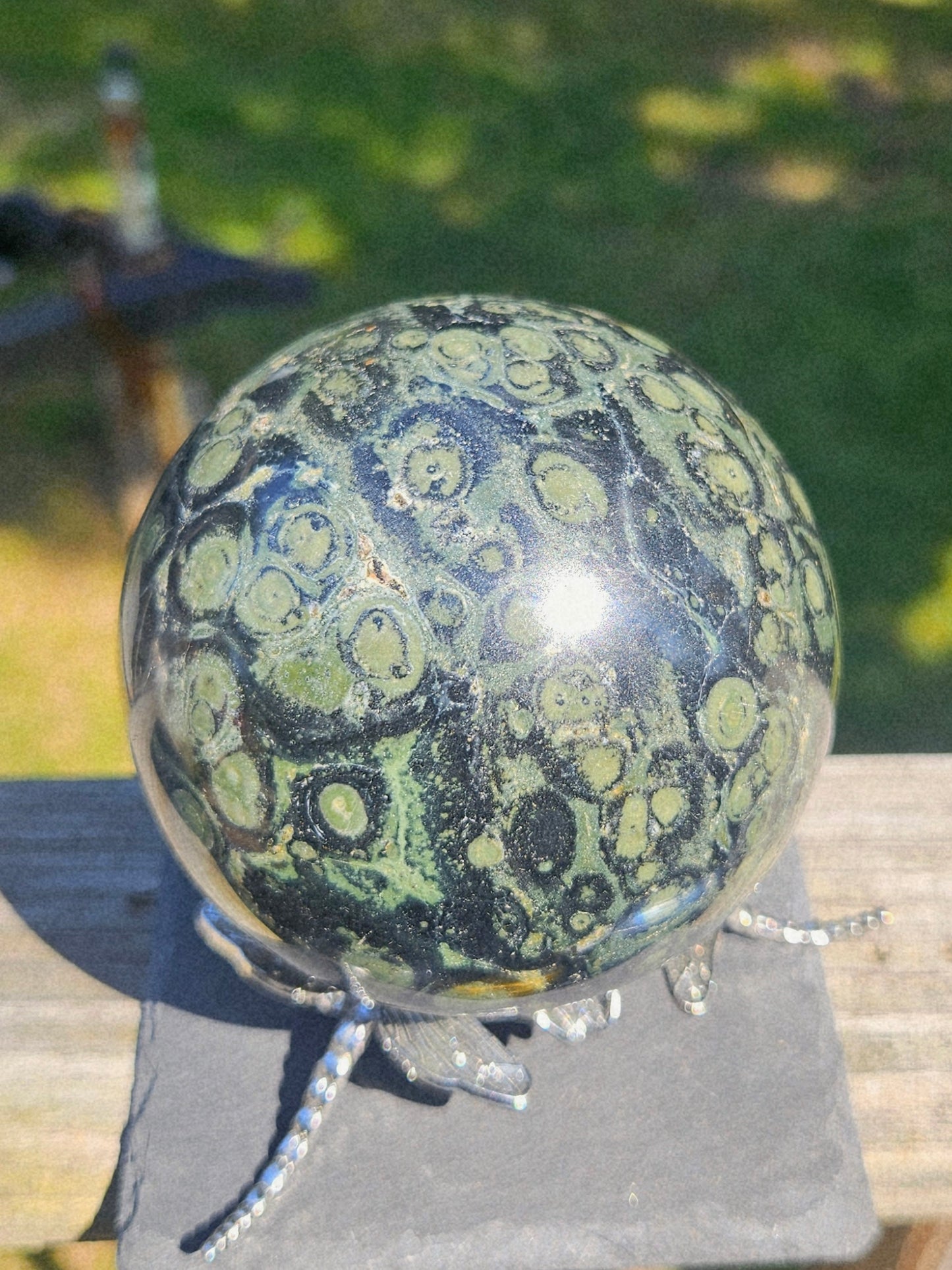 Kambaba Jasper sphere