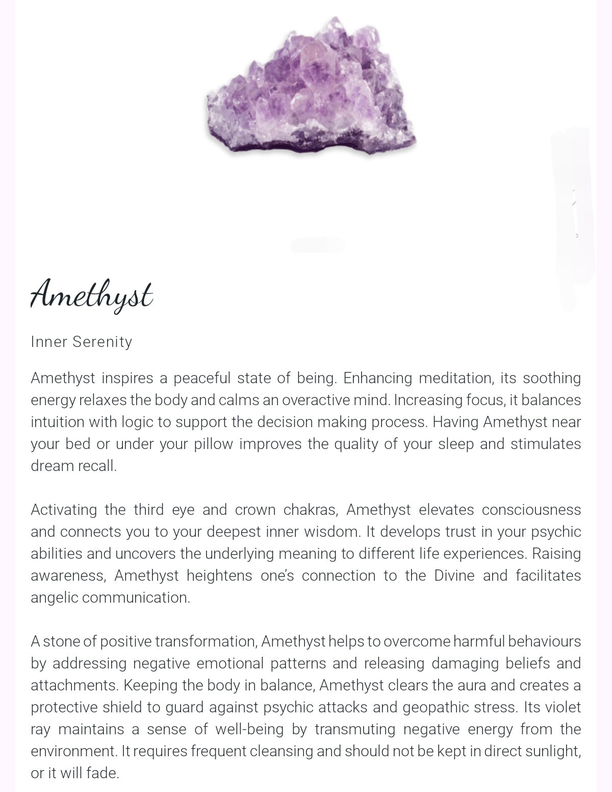 Find stone information here!