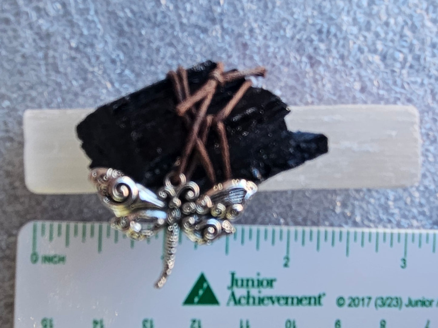 Yin Yang bundle - Black Tourmaline and Selenite