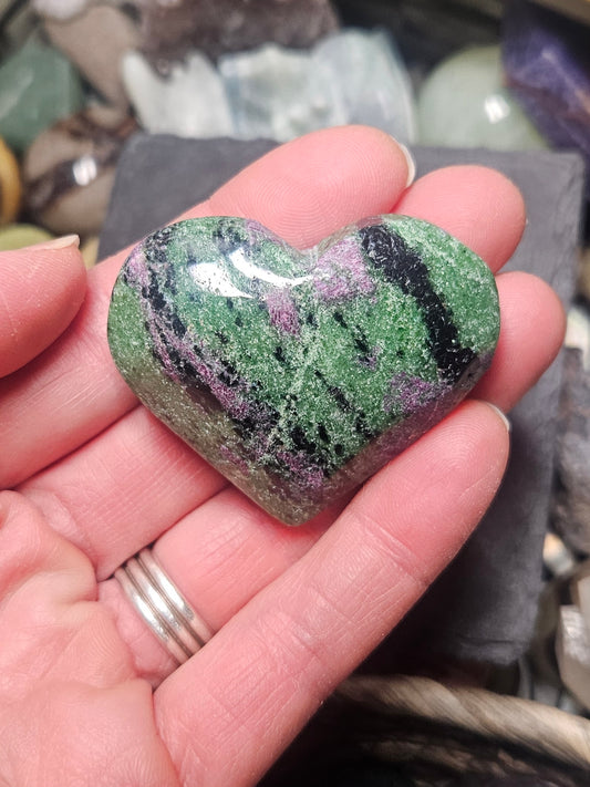 Ruby Zoisite Heart 💓
