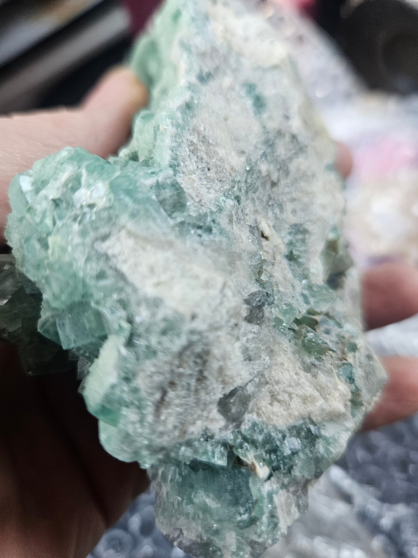 Fluorite cluster