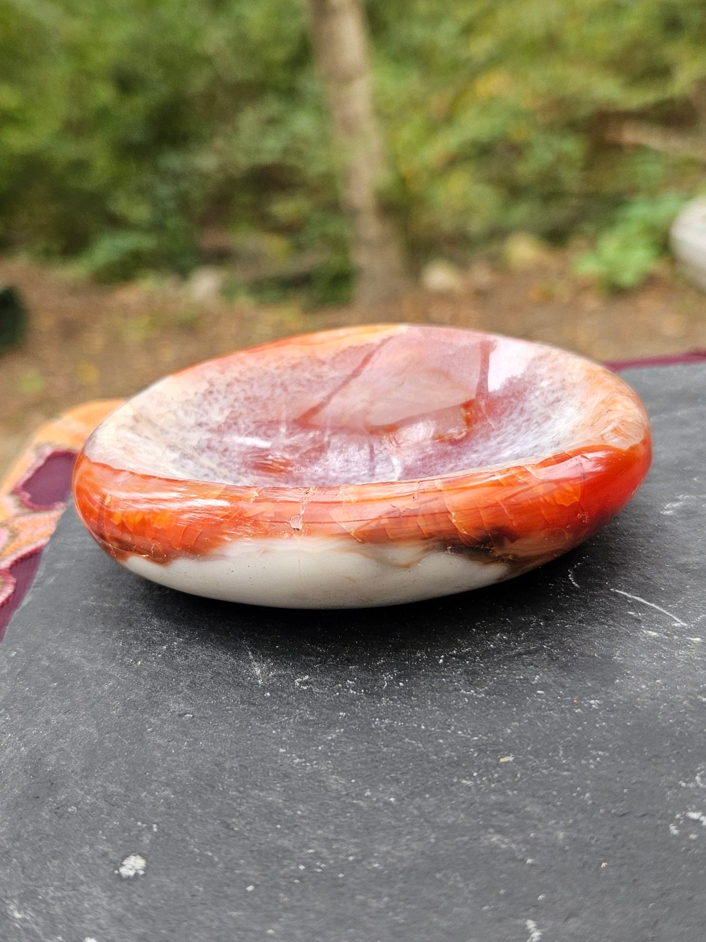 Grounding Carnelian bowl