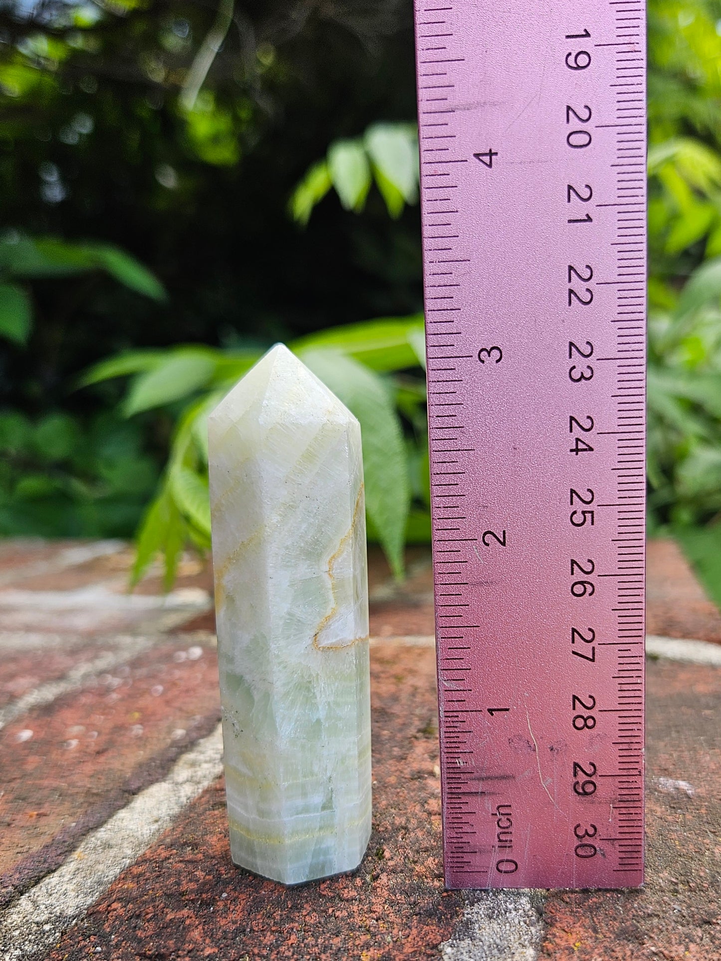 Pistachio Calcite tower
