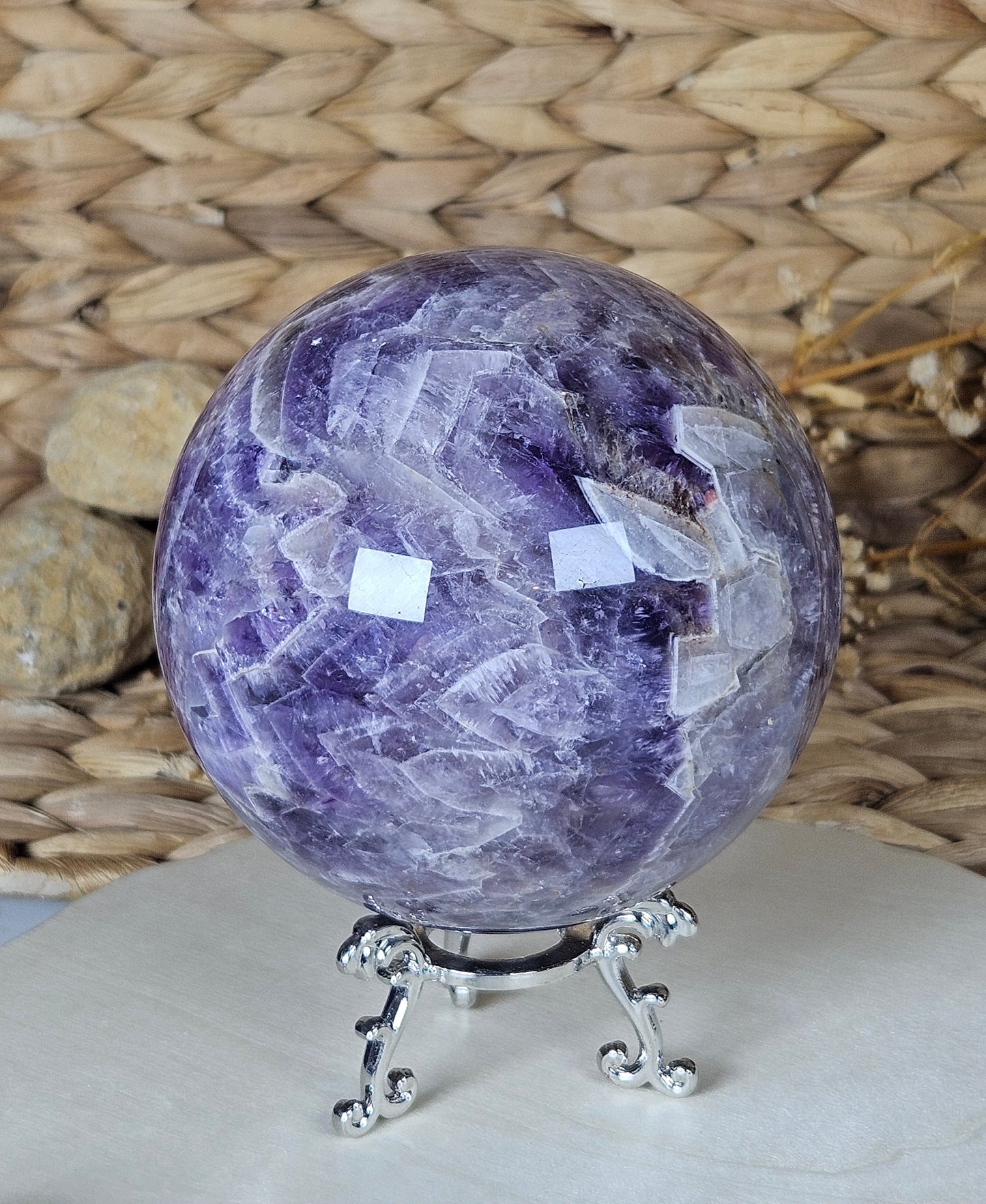 Amethyst Sphere - 3.5"!