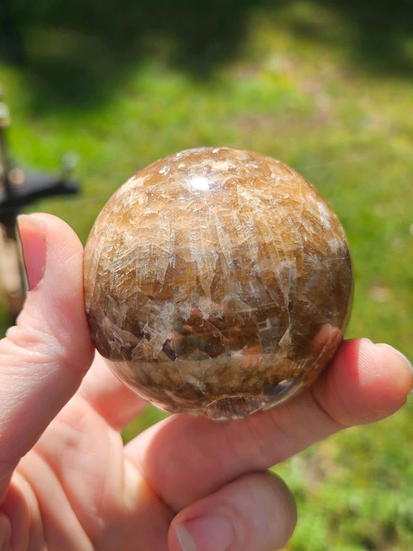 Golden Moonstone sphere