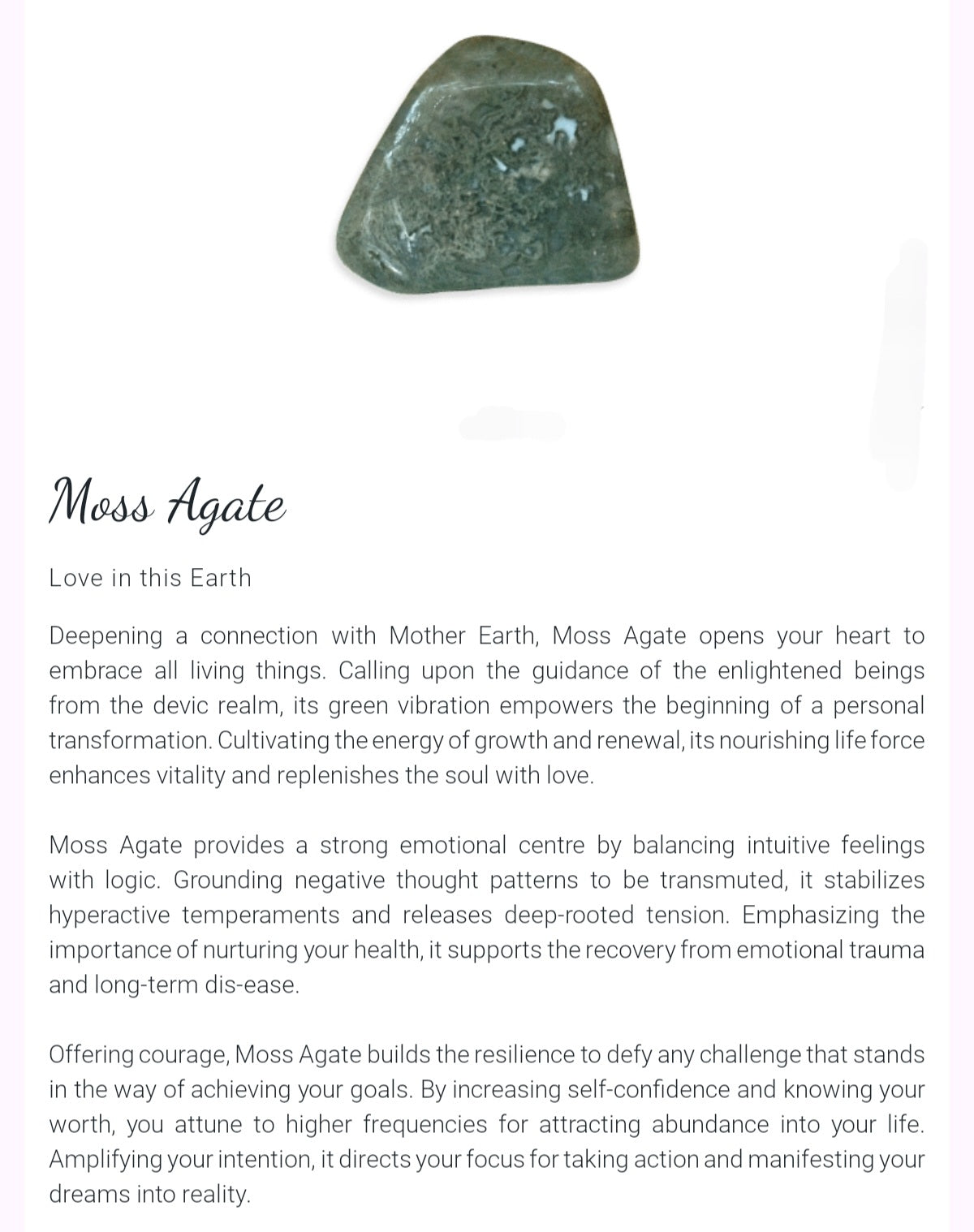 Find stone information here!