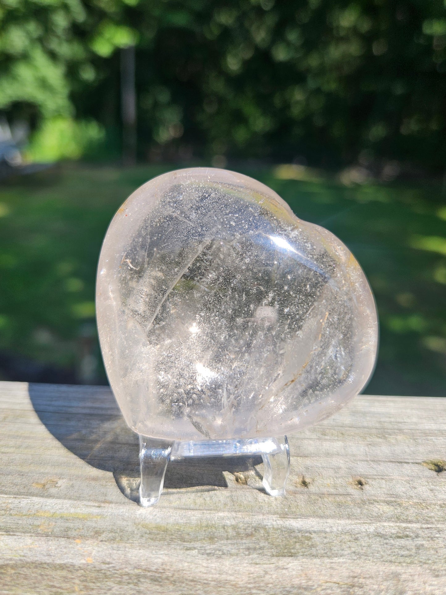 Garden Quartz puffy heart