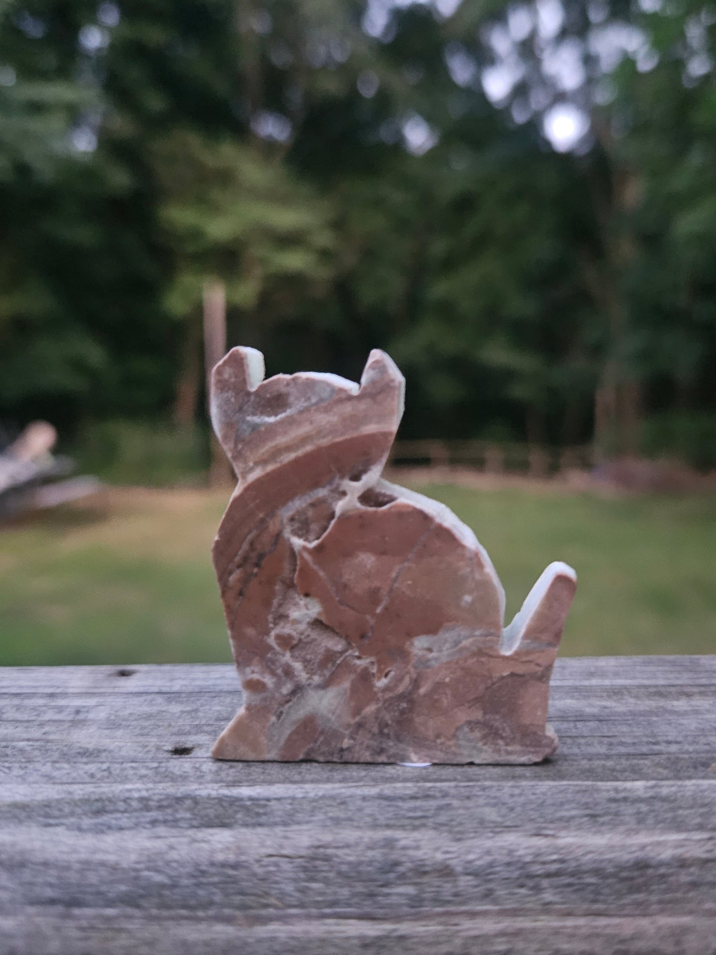 Carribean Calcite Cat carving😺