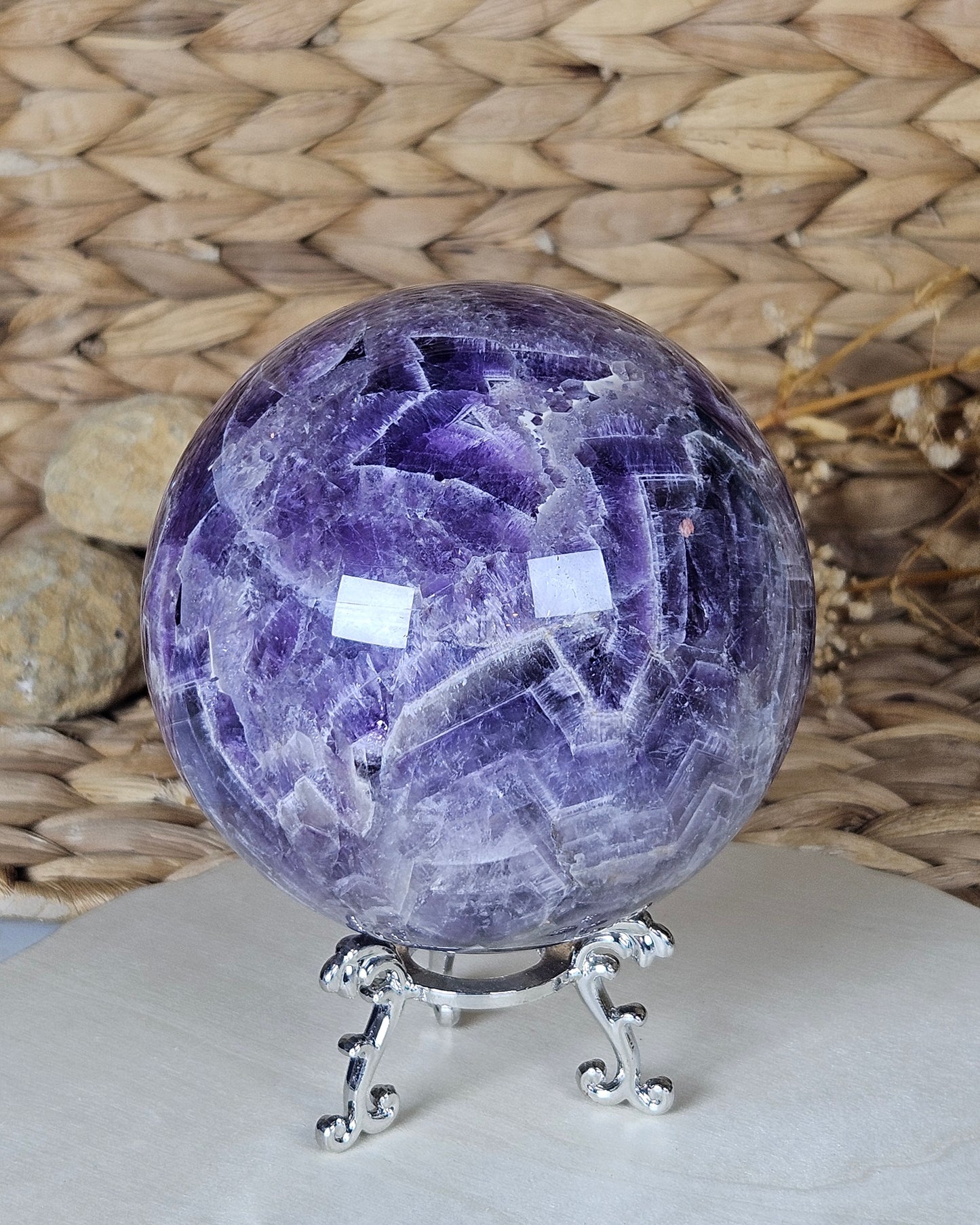 Amethyst Sphere - 3.5"!