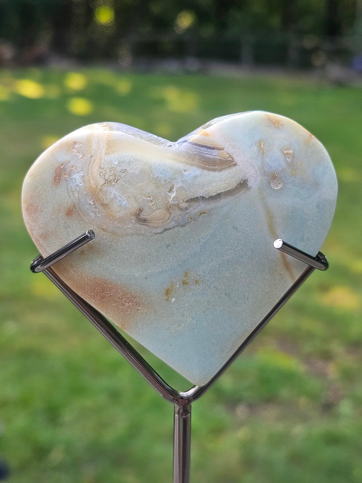 Caribbean Calcite heart🩵