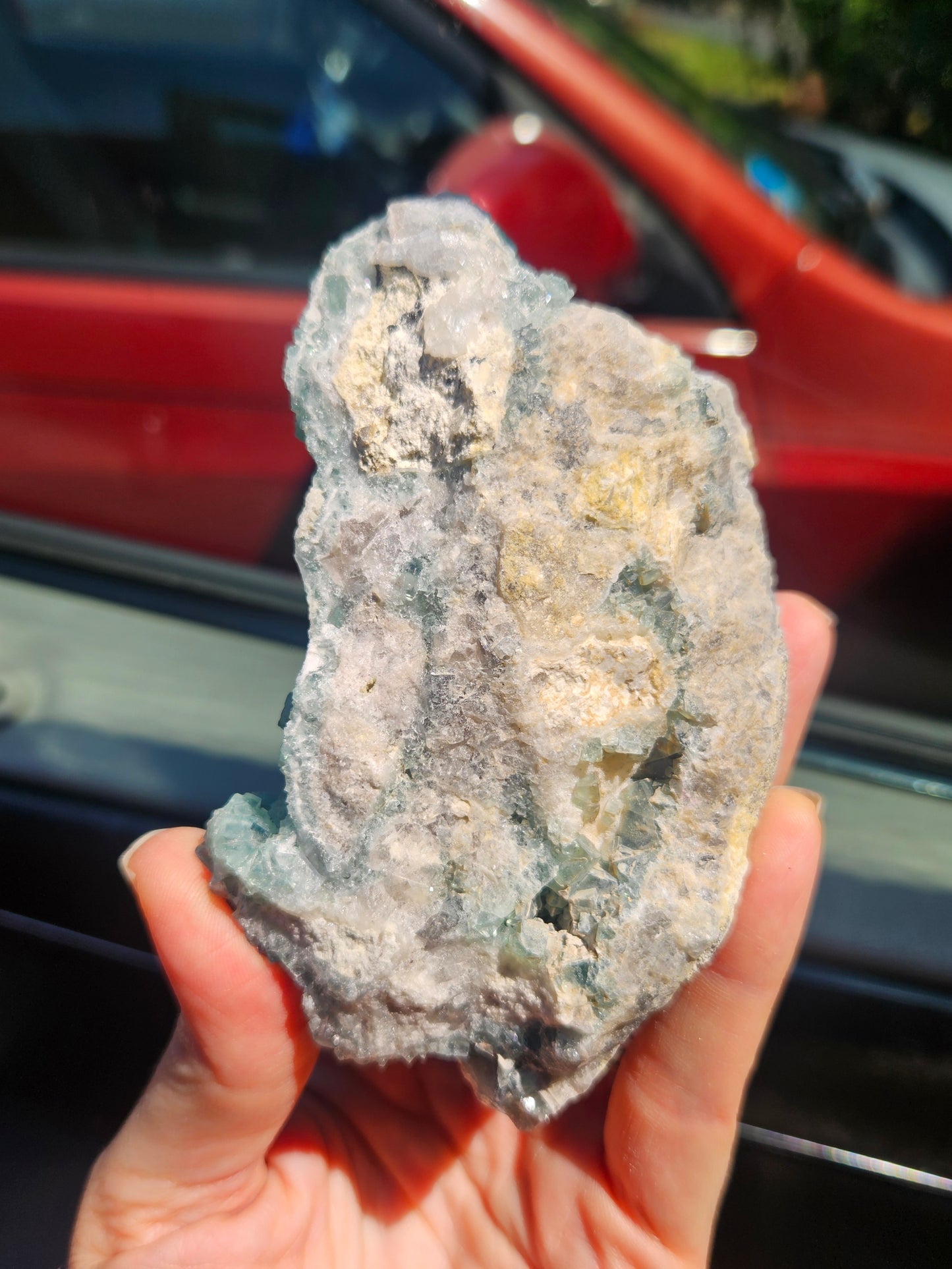 Fluorite cluster