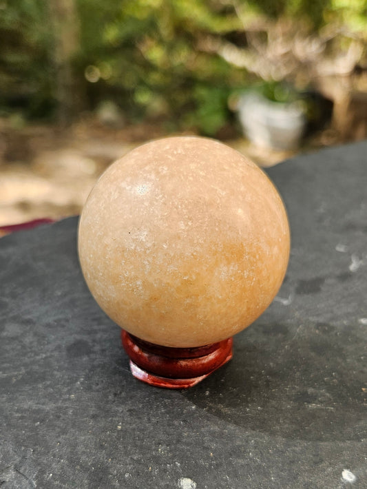 Orange Calcite sphere