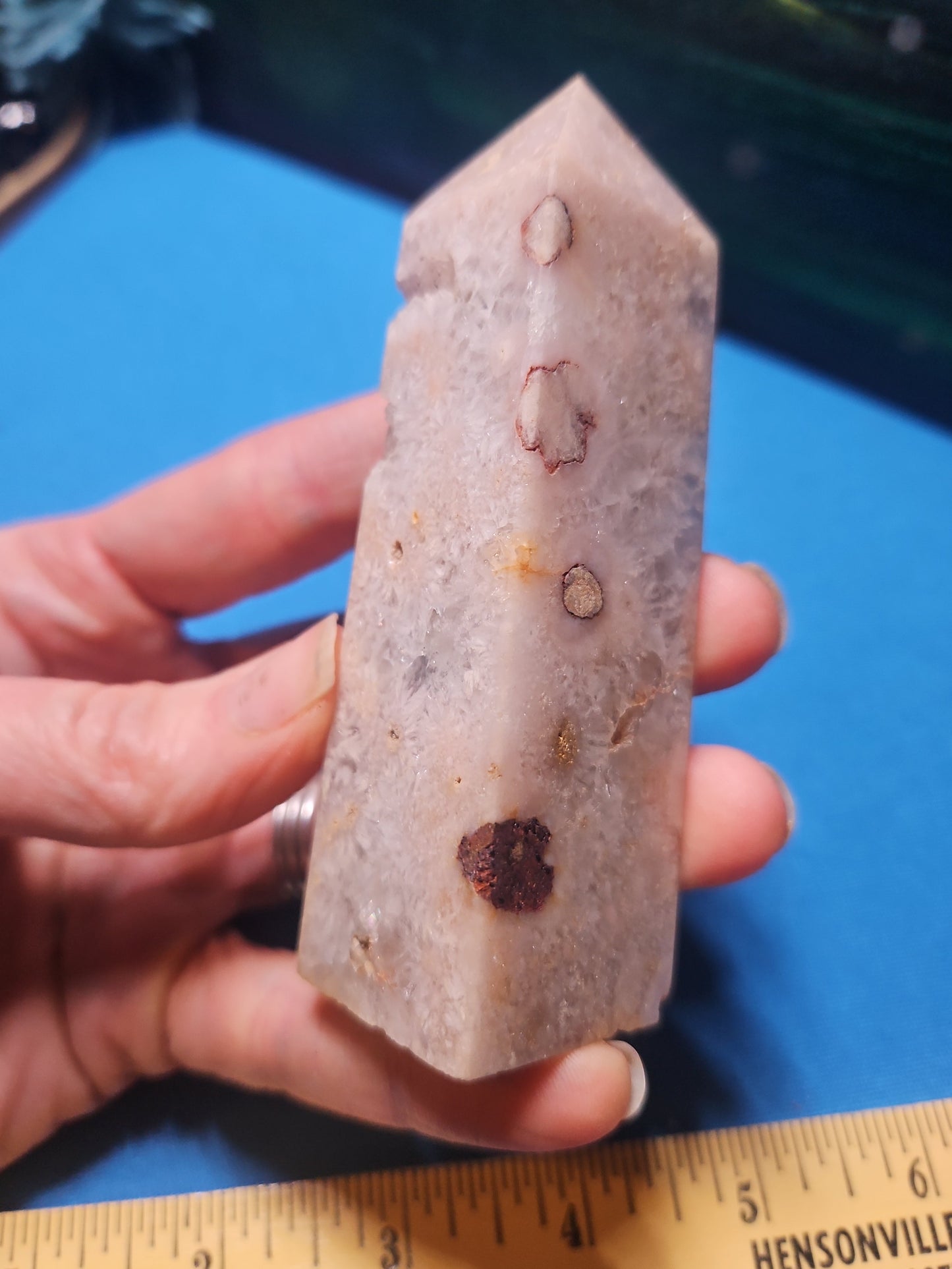 Sturdy Flower Agate tower 🌺