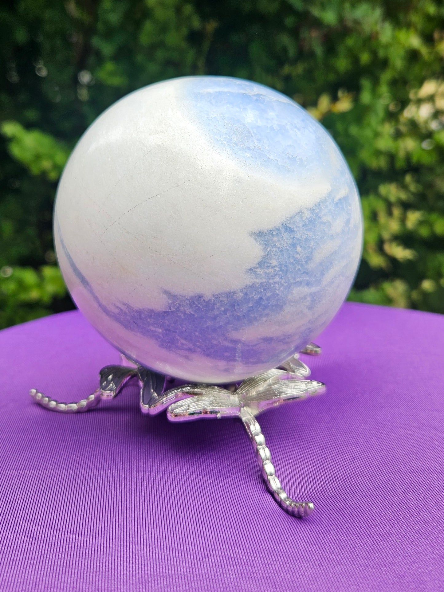 Blue Calcite sphere