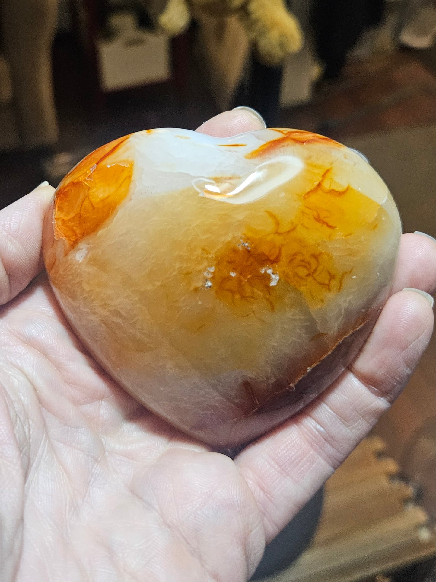 Carnelian heart