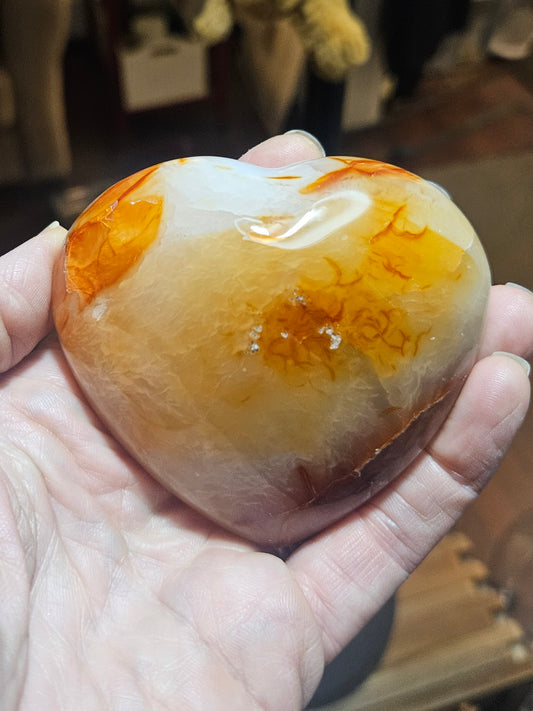 Carnelian heart