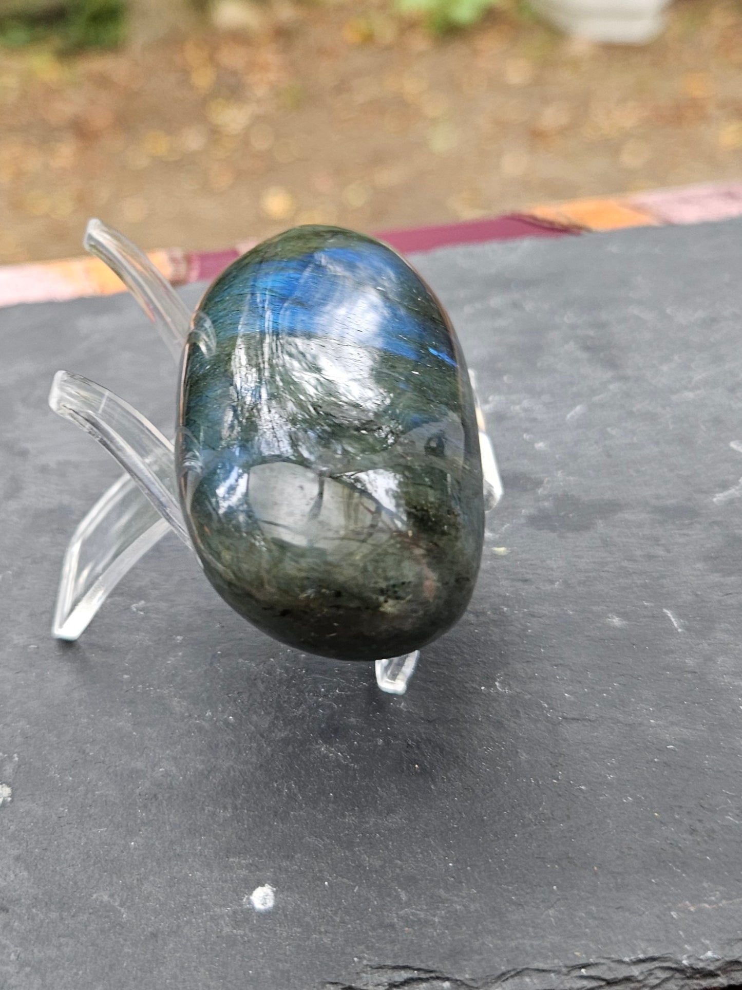 Labradorite palm stone - oversized