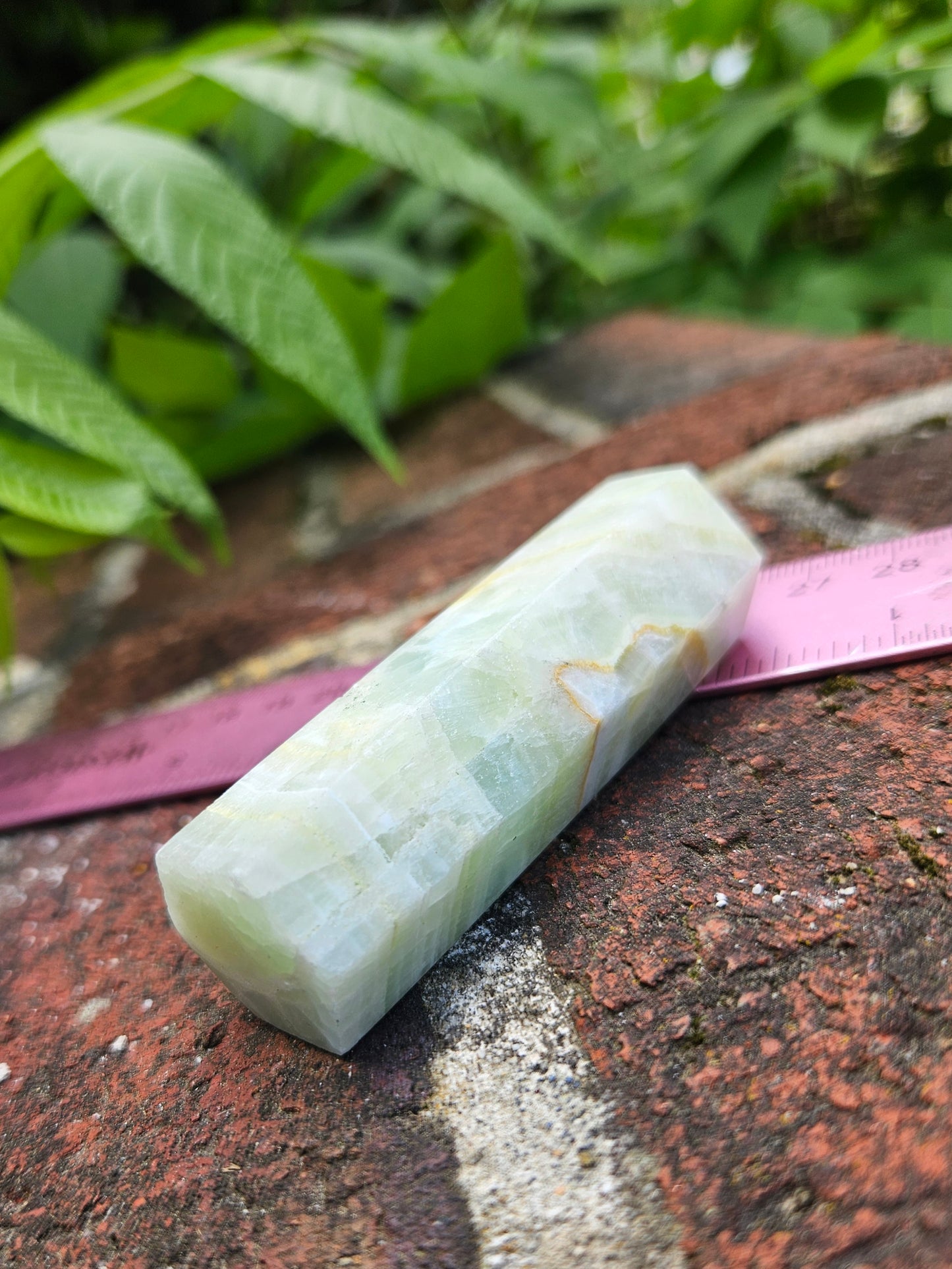 Pistachio Calcite tower