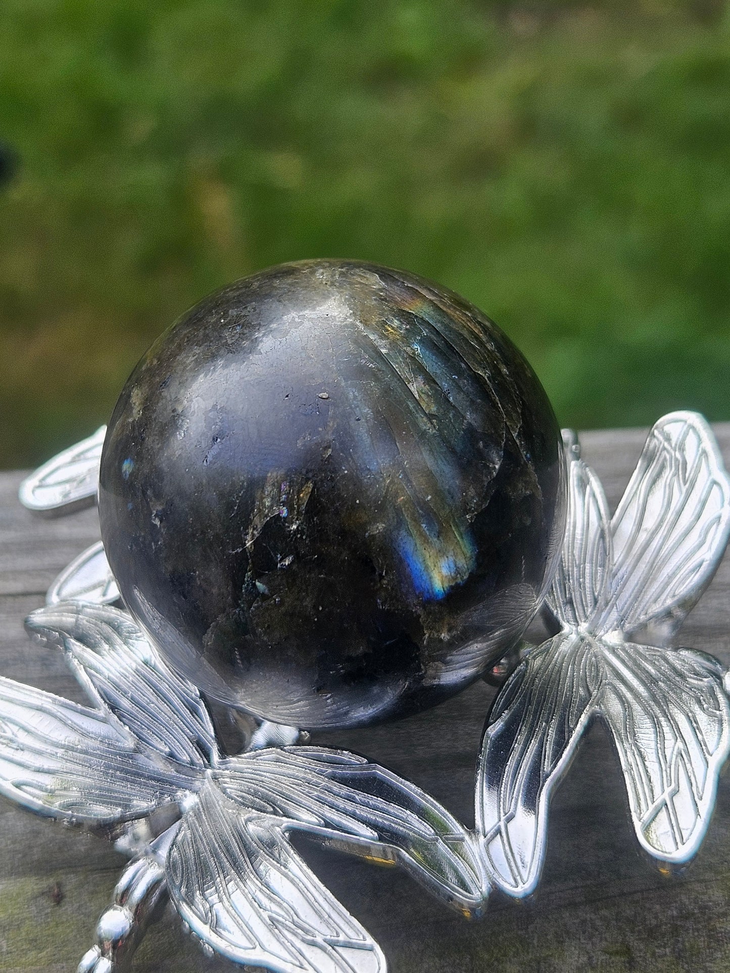 Labradorite sphere
