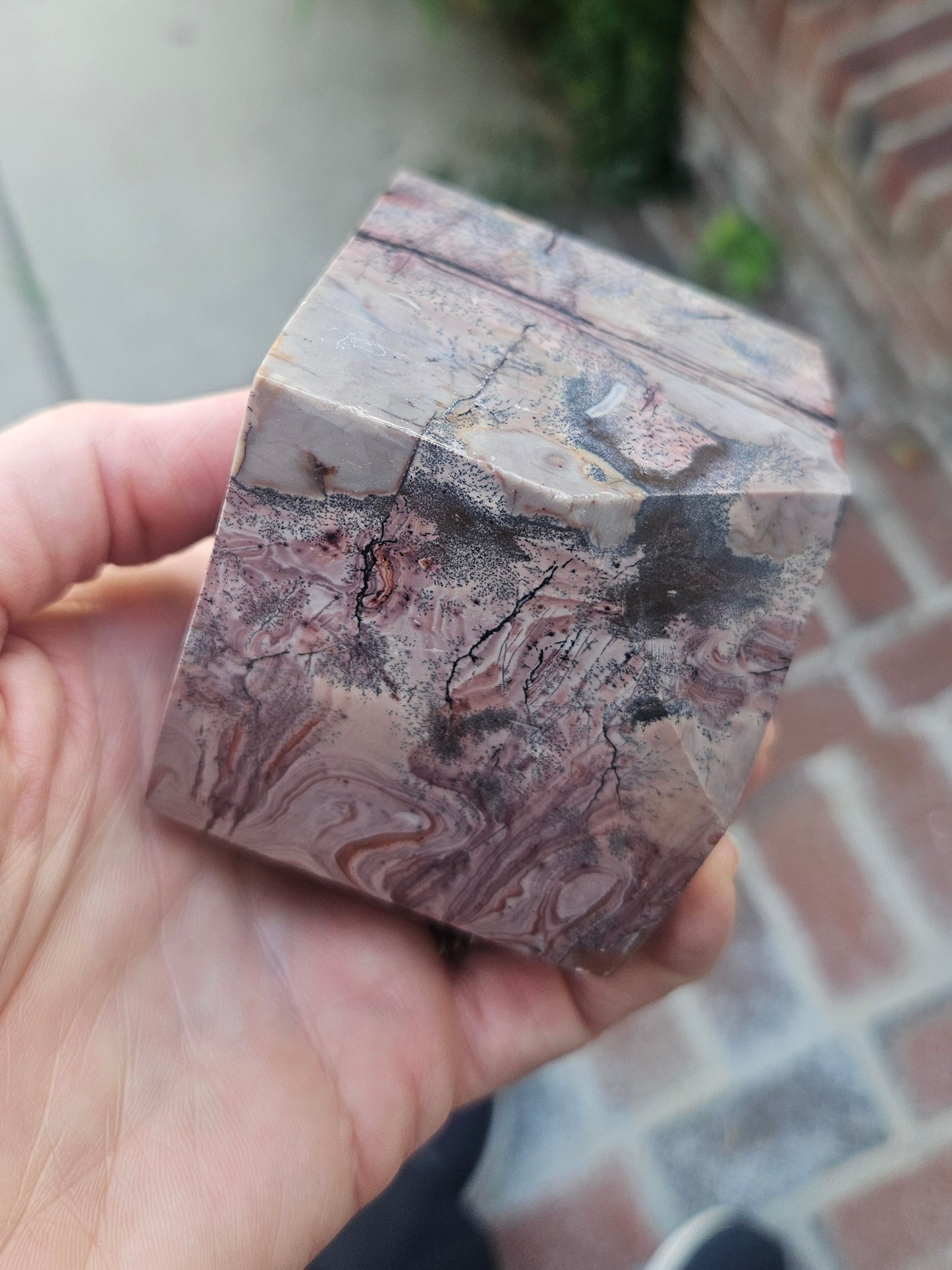 Pink Banded Jasper (Atlas Mountain Jasper)