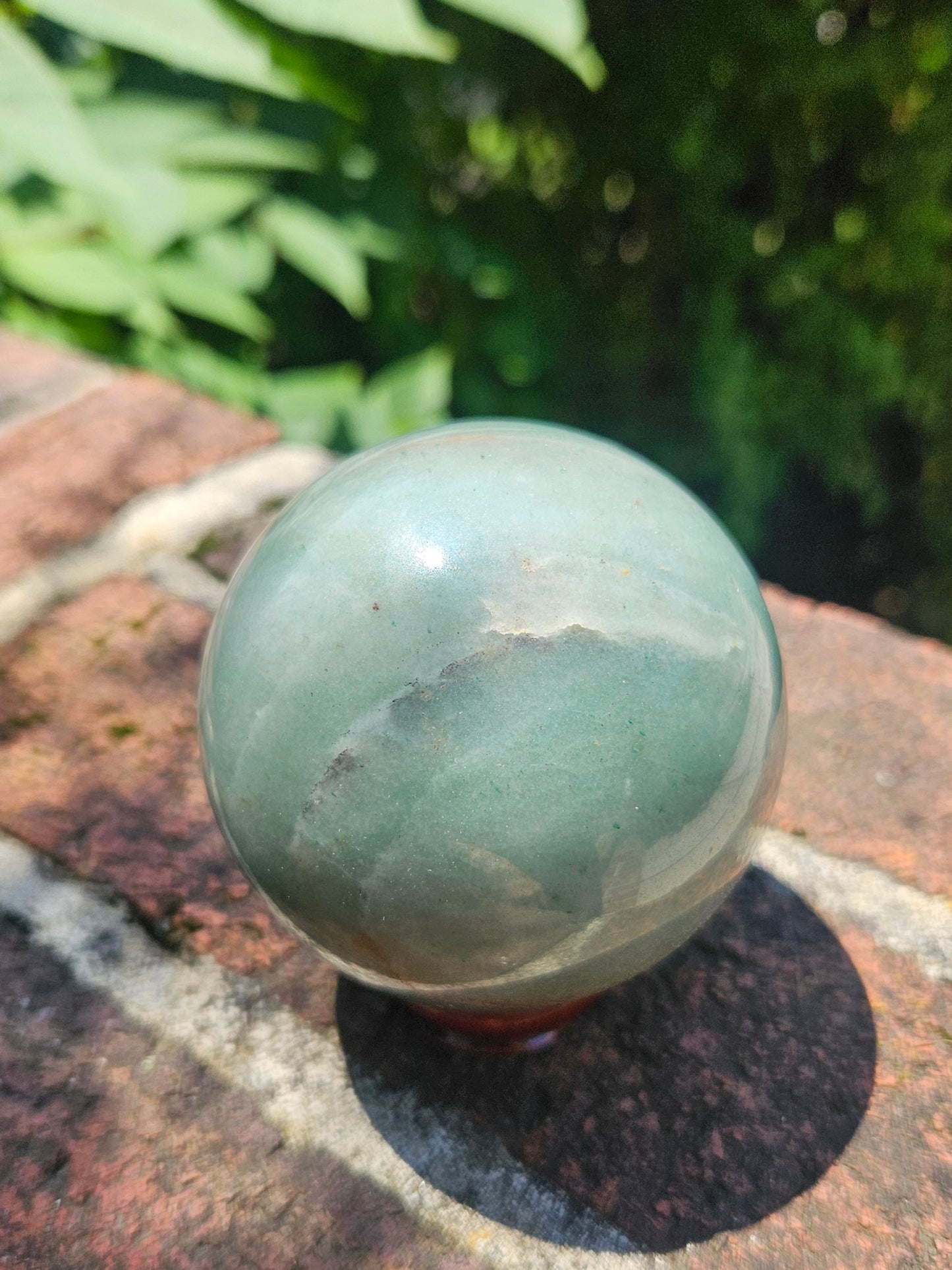 Garnierite/Green Moonstone sphere